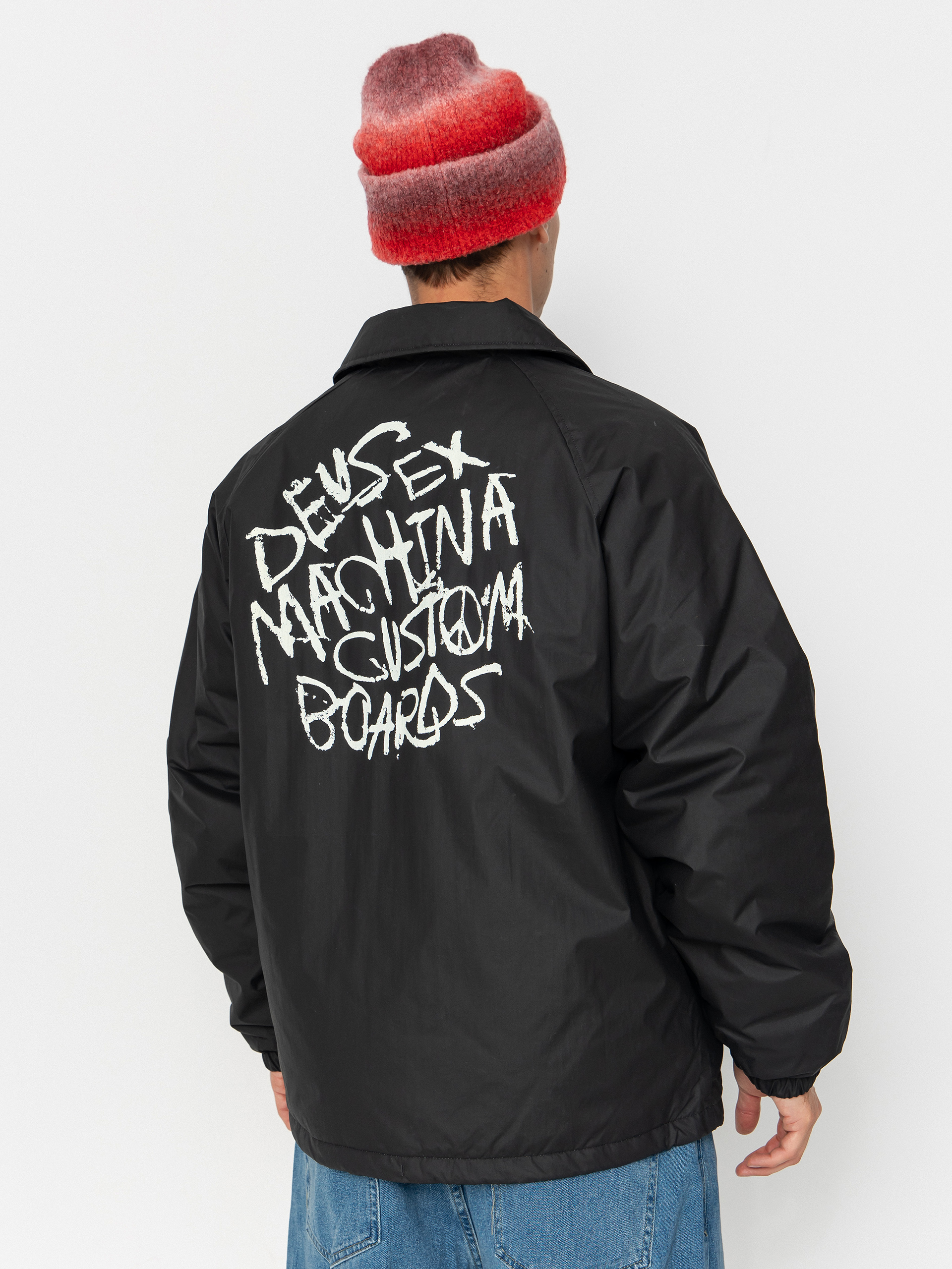 Deus Ex Machina Scrawler Coach Jacket - grey (anthracite)