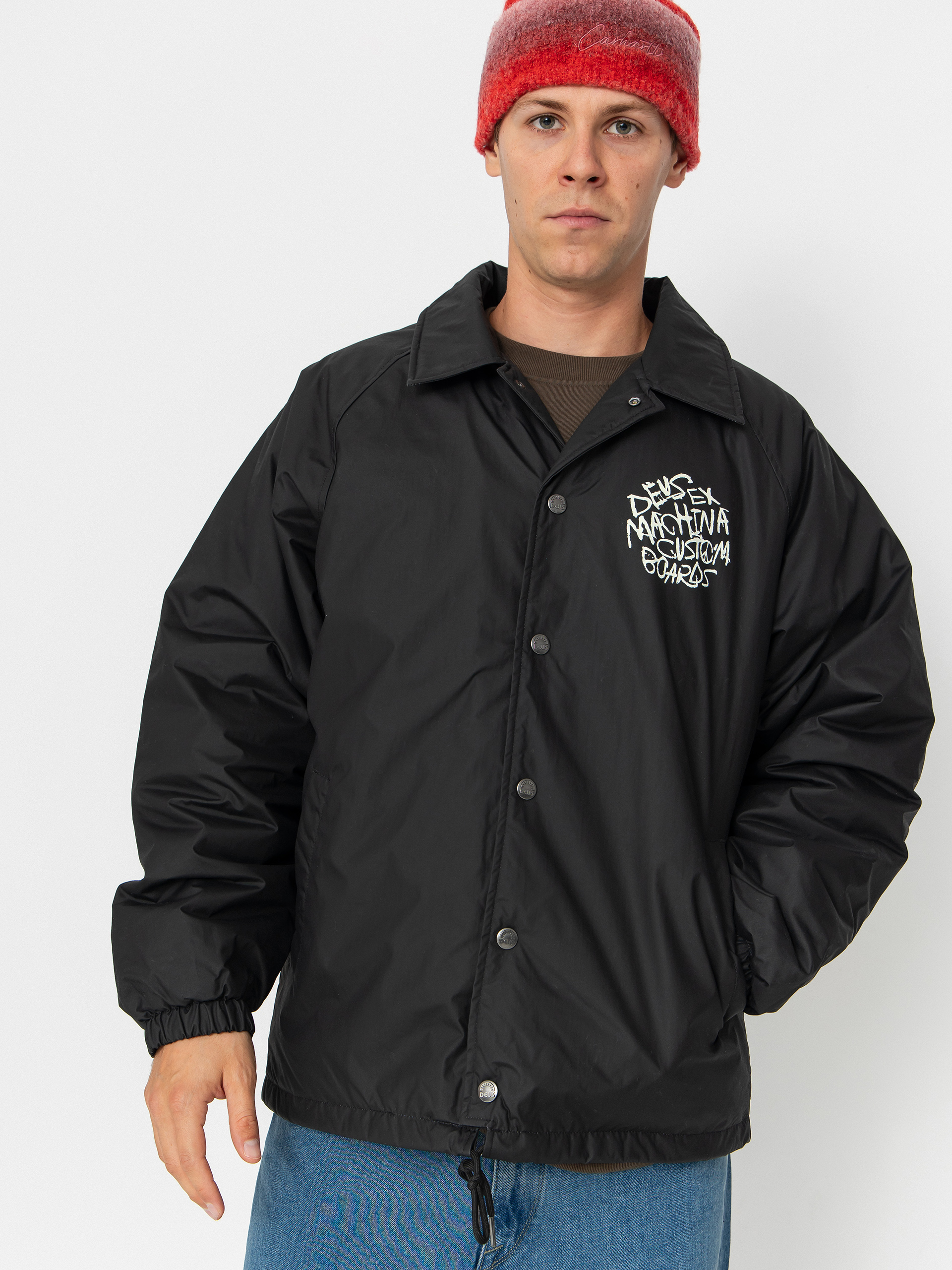 Deus Ex Machina Scrawler Coach Jacket - grey (anthracite)