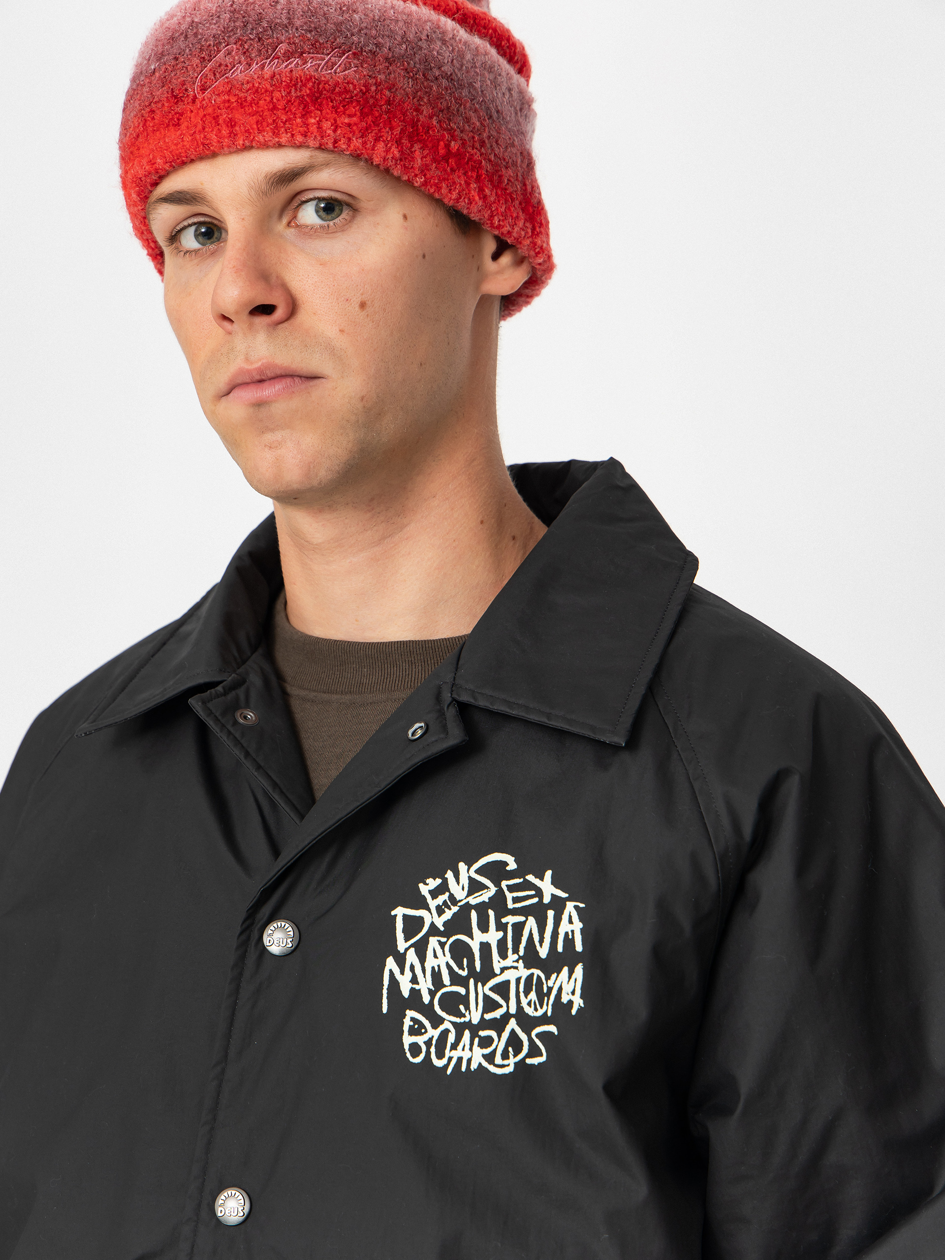 Deus Ex Machina Scrawler Coach Jacket (anthracite)