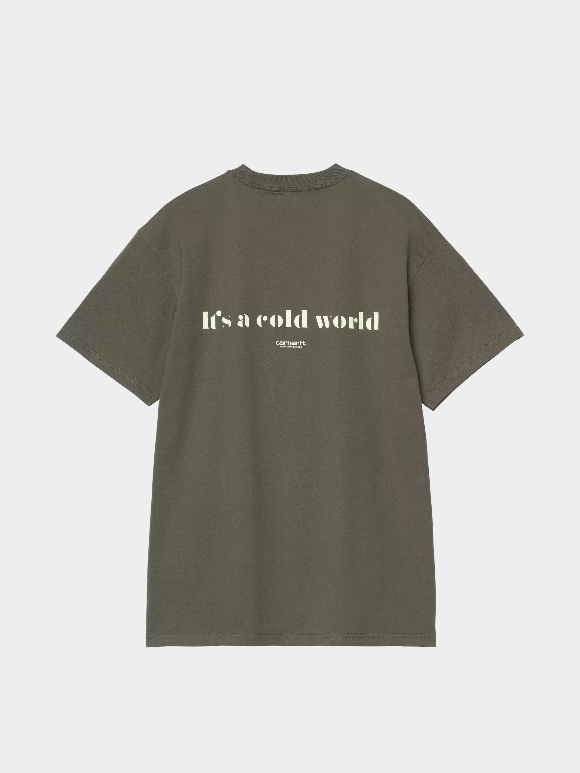 Carhartt WIP T-Shirt Chedda - green (opuntia/heavy stone wash)