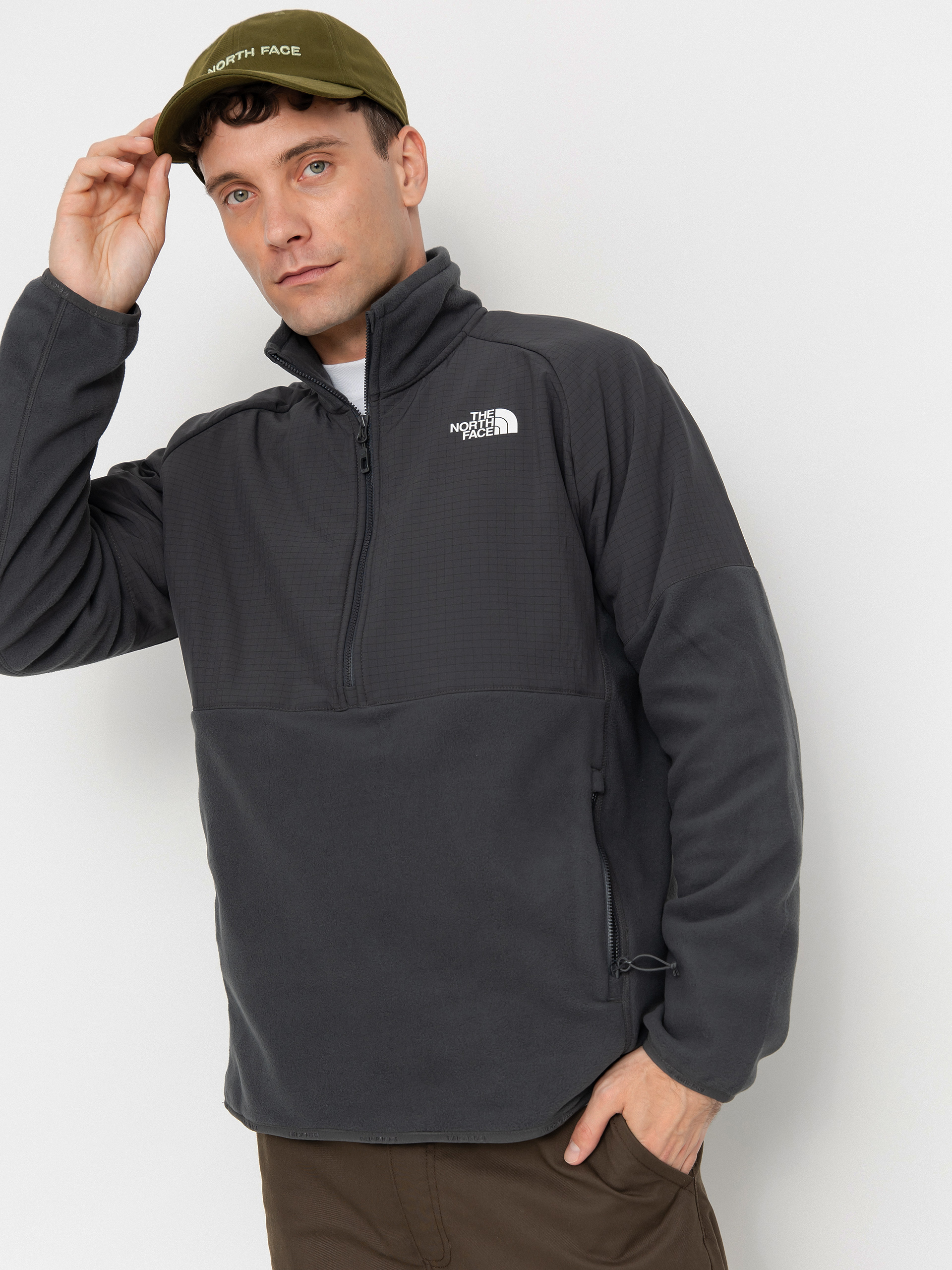 The North Face Fleece Jacke Glacier HVWT 1/2 Zip (asphg/aspg/tnfb)