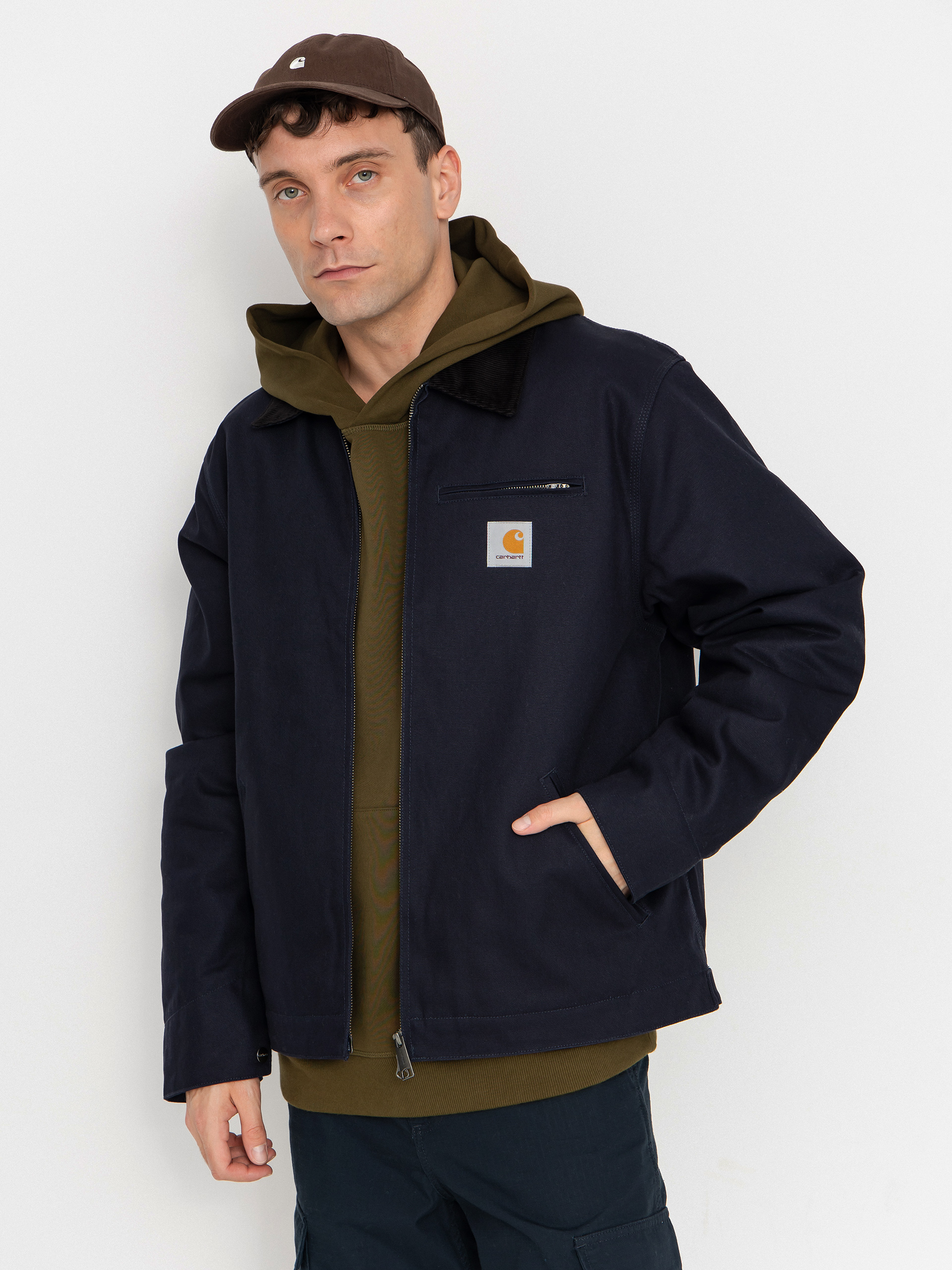 Carhartt WIP Jacket Detroit - navy blue (dark navy/black/rigid)