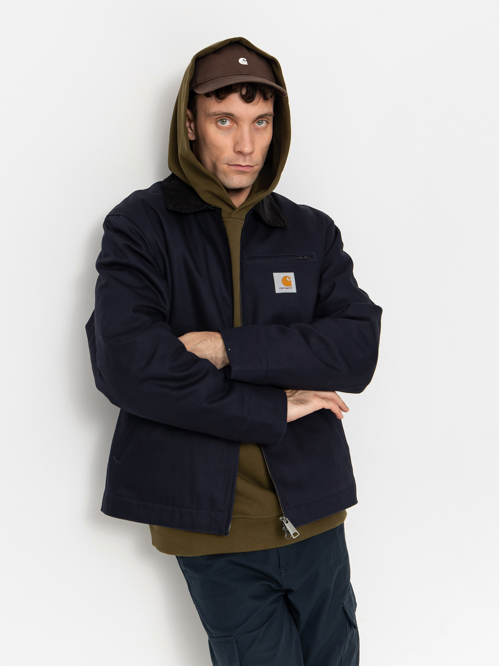Carhartt WIP Jacket Detroit - navy blue (dark navy/black/rigid)