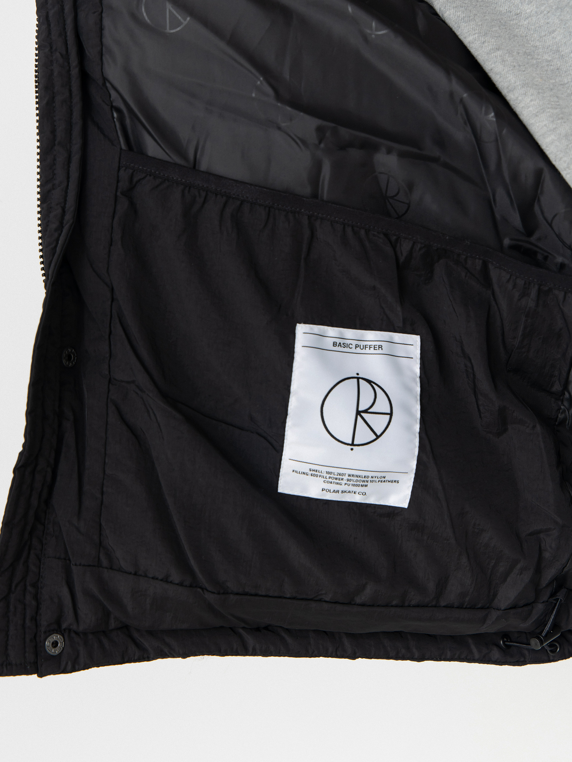 Polar Skate Basic Puffer Jacket (black)