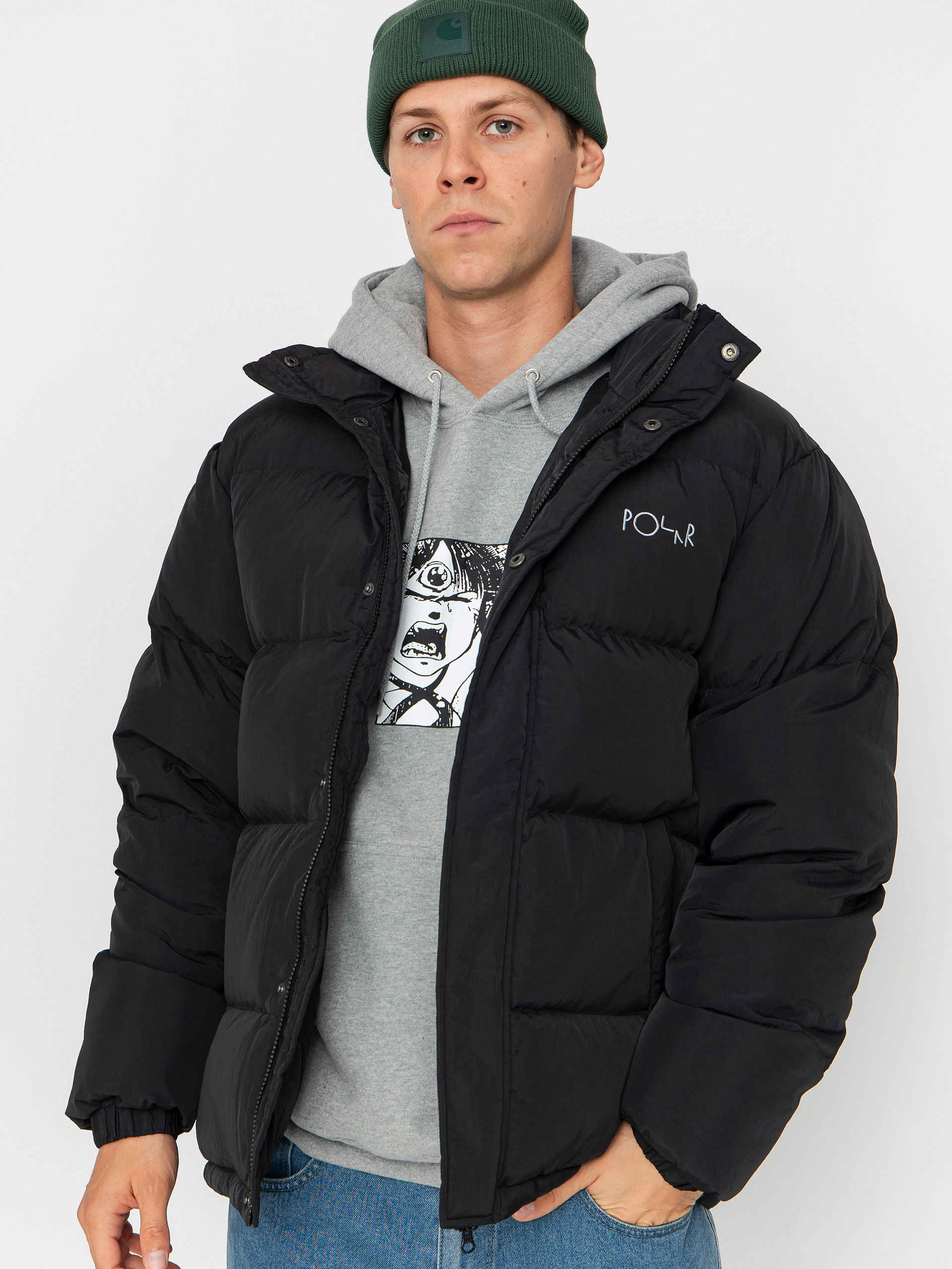 Polar Skate Basic Puffer Jacket (black)
