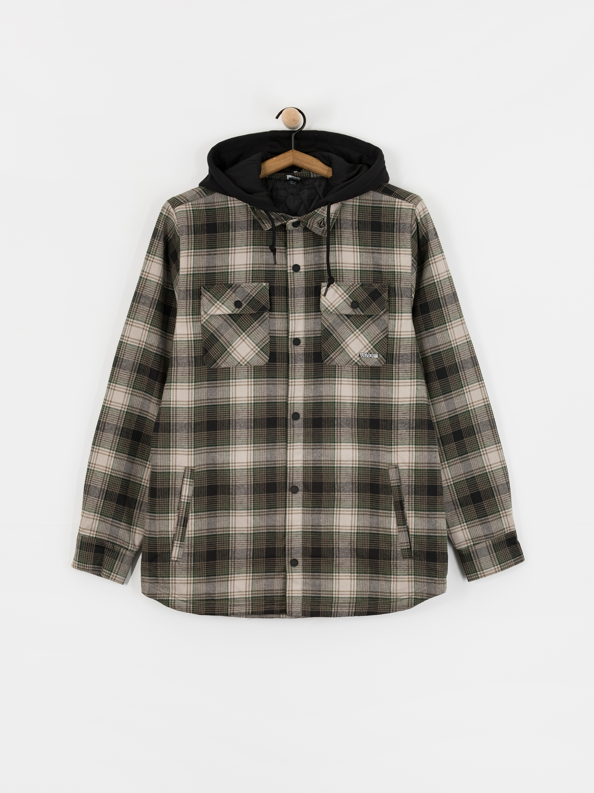 Volcom Jacke Kenson Ins Flannel (black green)
