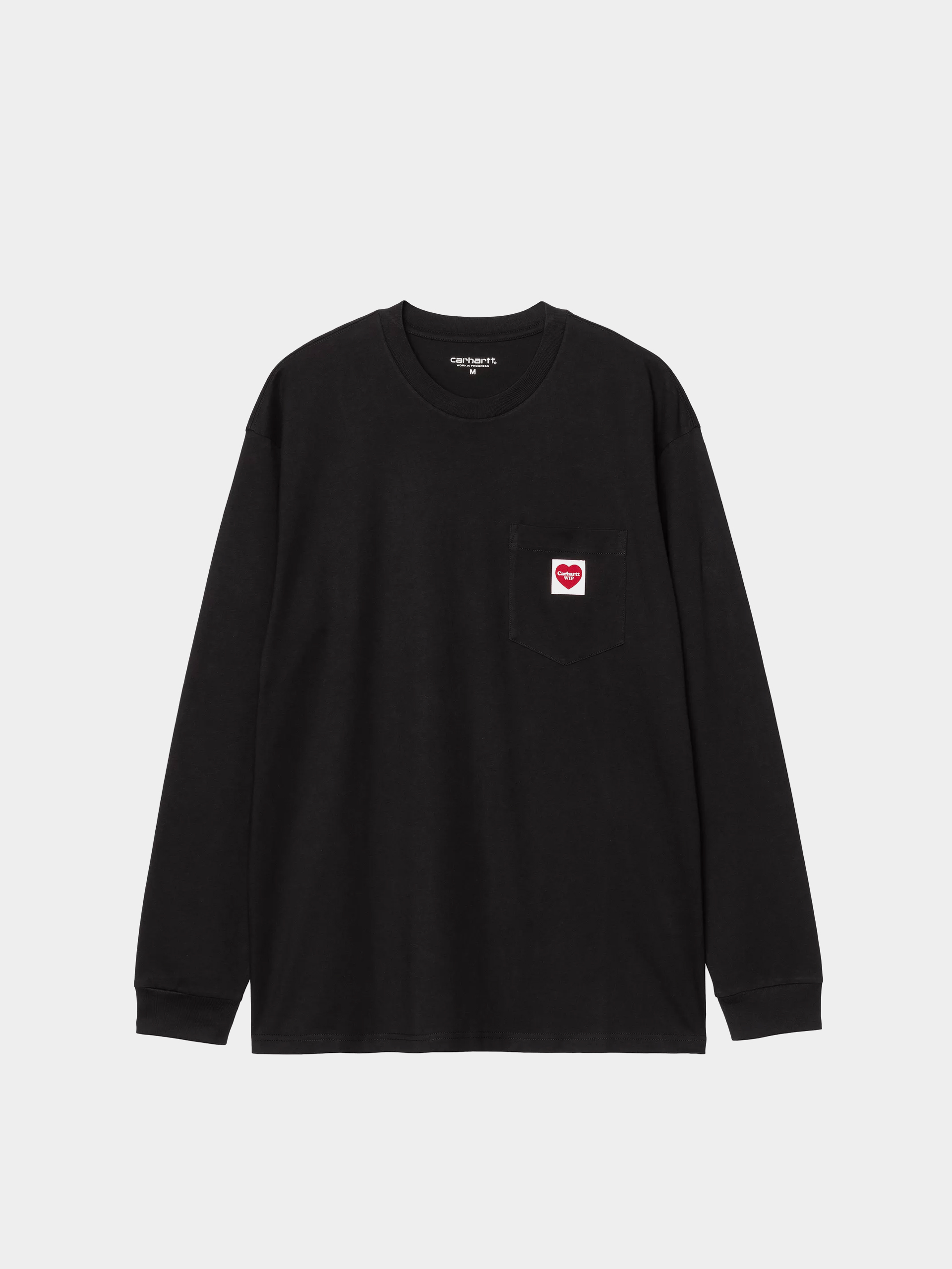 Carhartt WIP Longsleeve Pocket Heart (black/red)