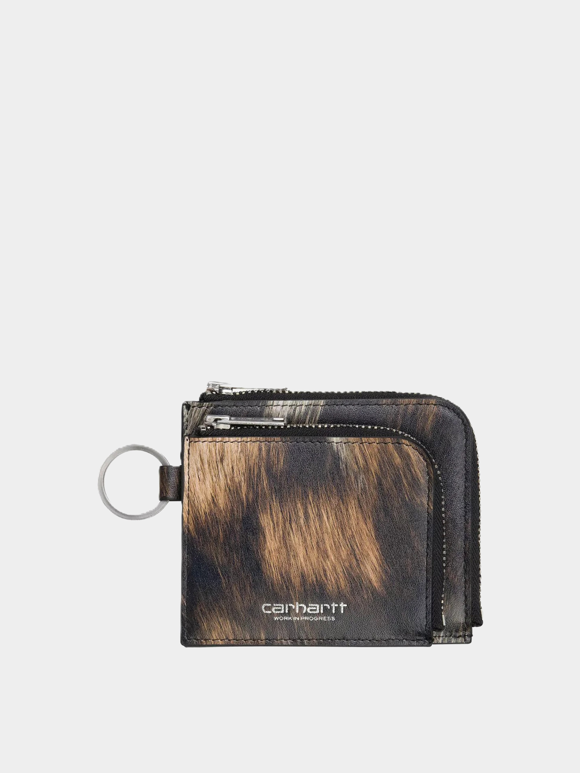Carhartt WIP Geldbörse Double Vegas Zip (wild dog/silver)