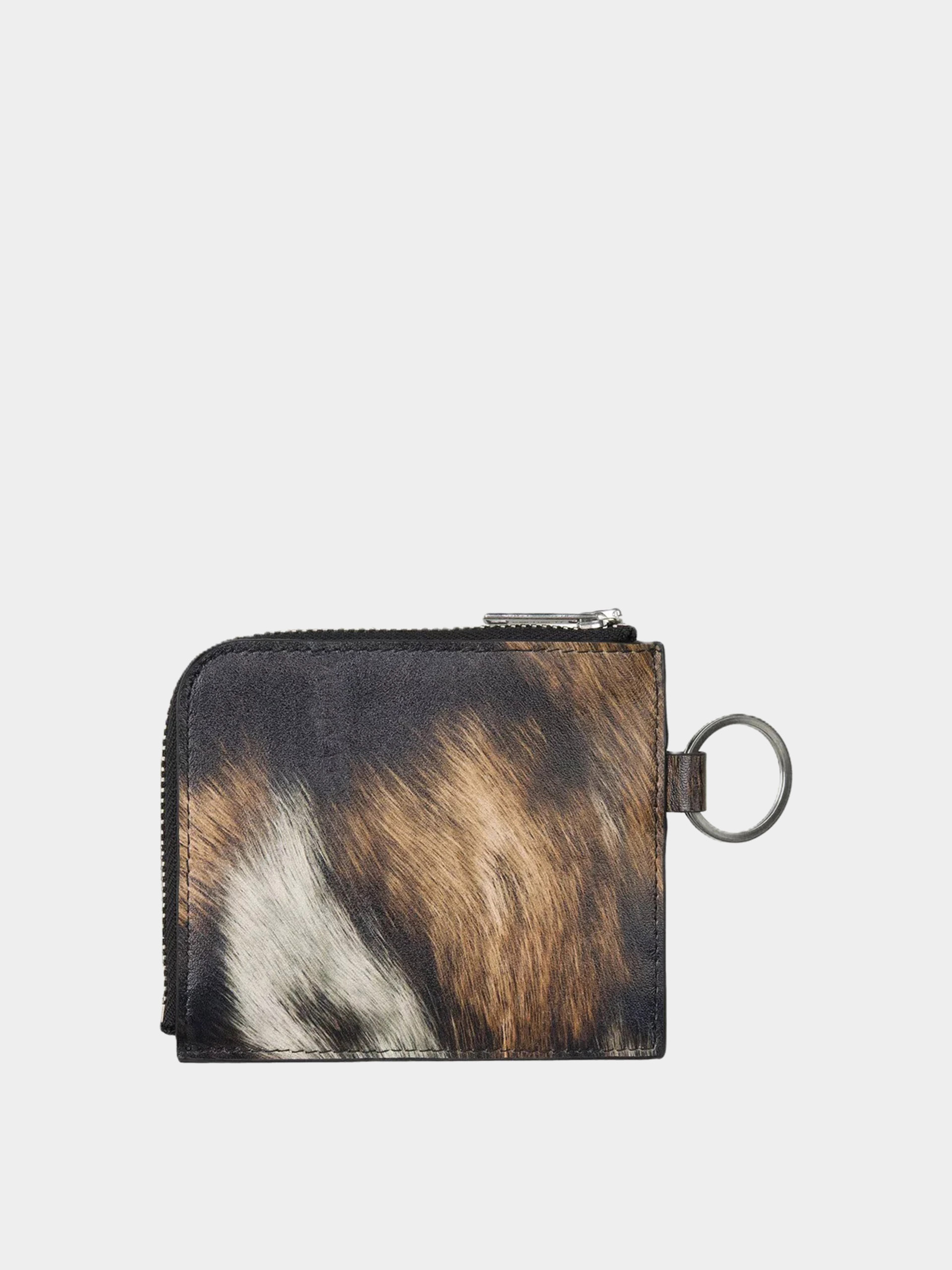 Carhartt WIP Wallet Double Vegas Zip (wild dog/silver)