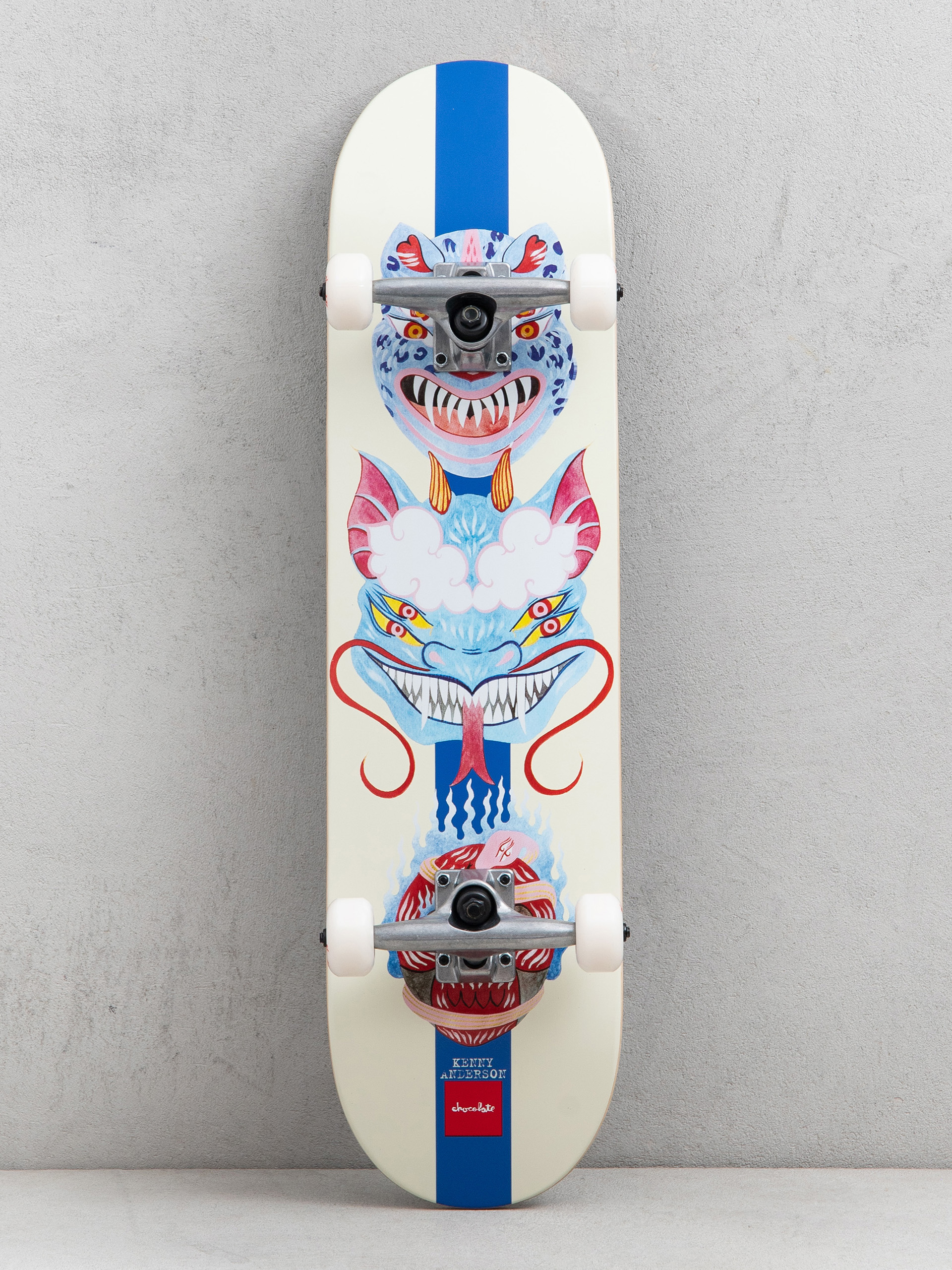Chocolate Anderson Masks Skateboard - black, multicolor