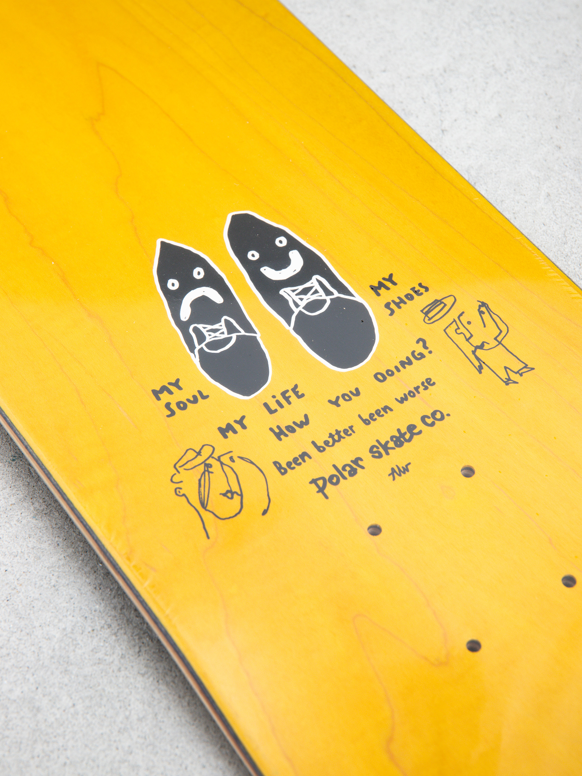 Polar Skate Happy Sad Detroit Deck