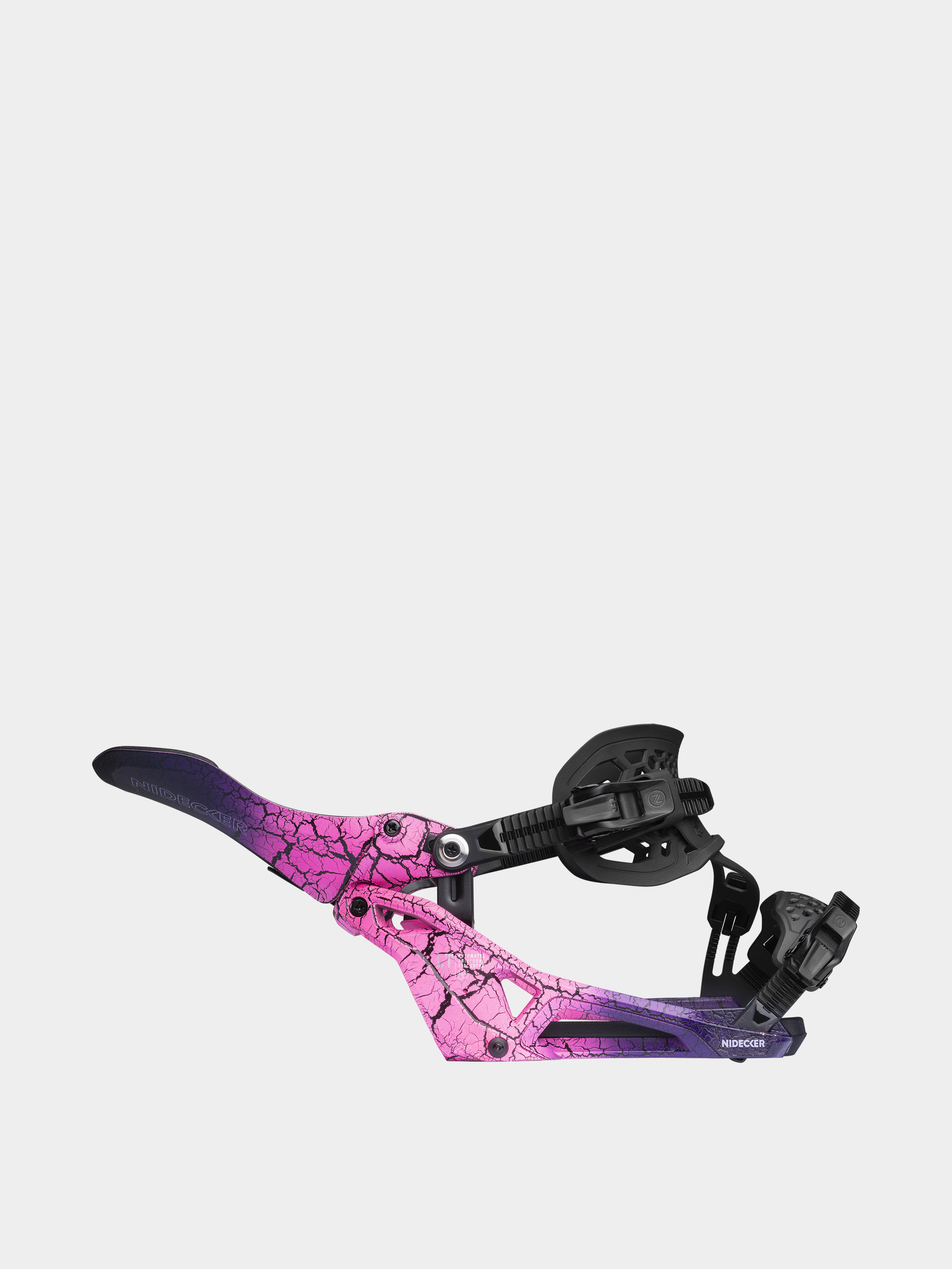 Nidecker Snowboard bindings Lt Supermatic - black, pink (magma)