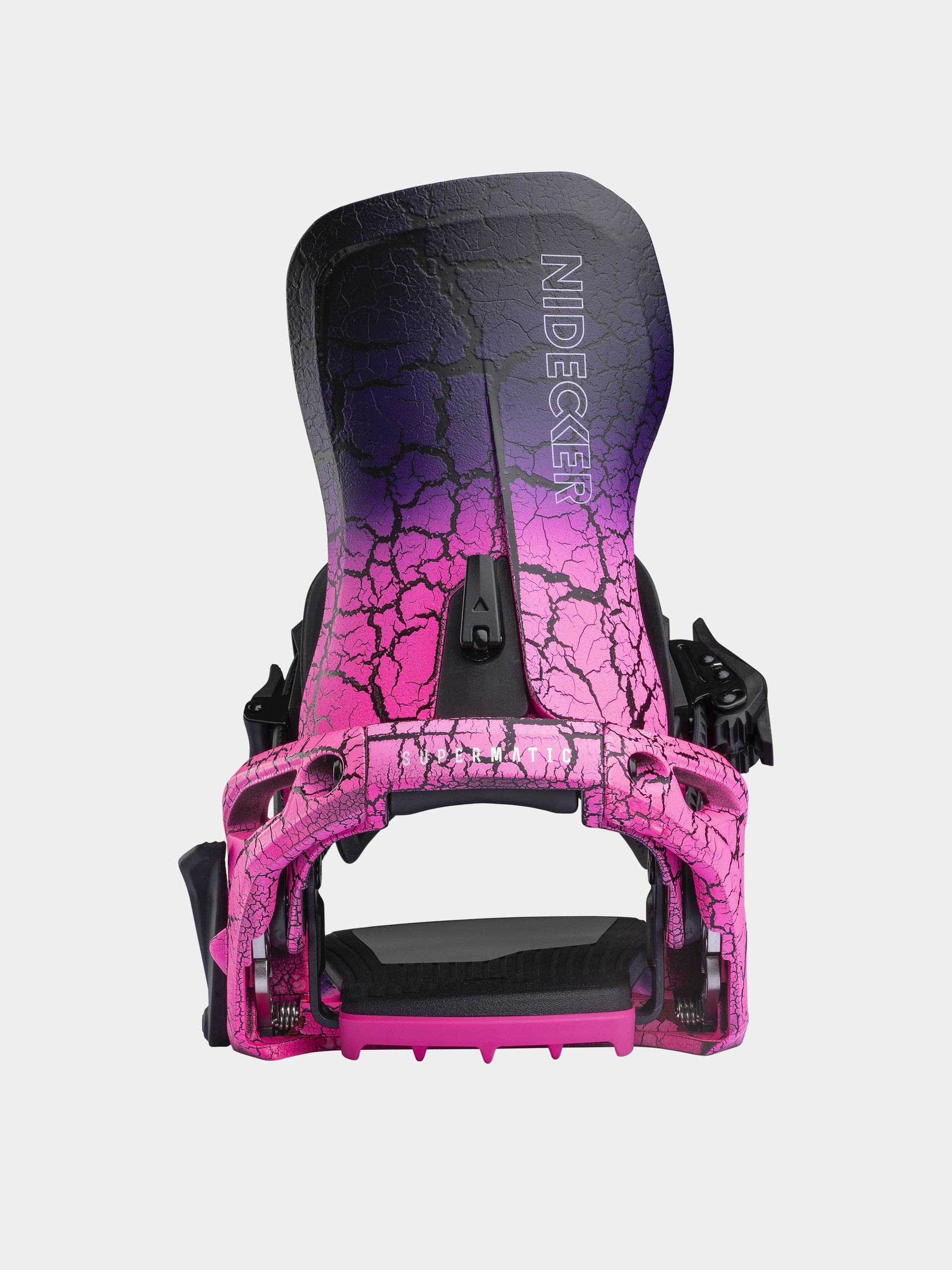 Nidecker Snowboard bindings Lt Supermatic - black, pink (magma)