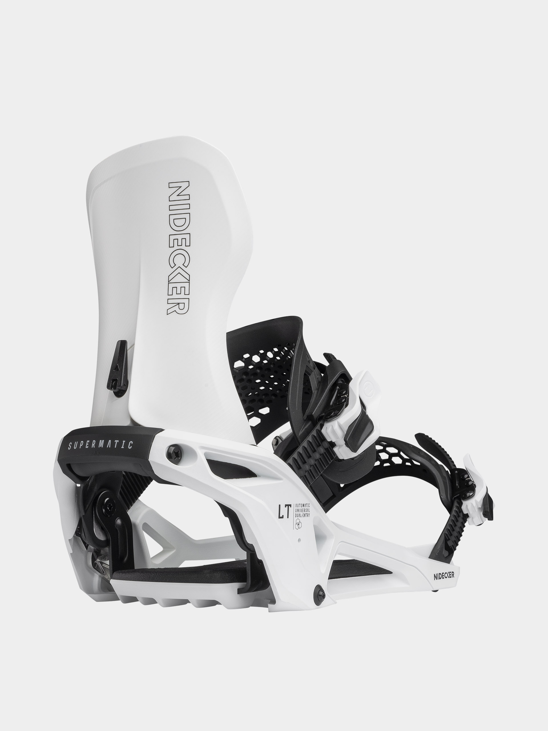 Nidecker Snowboard bindings Lt Supermatic (white)