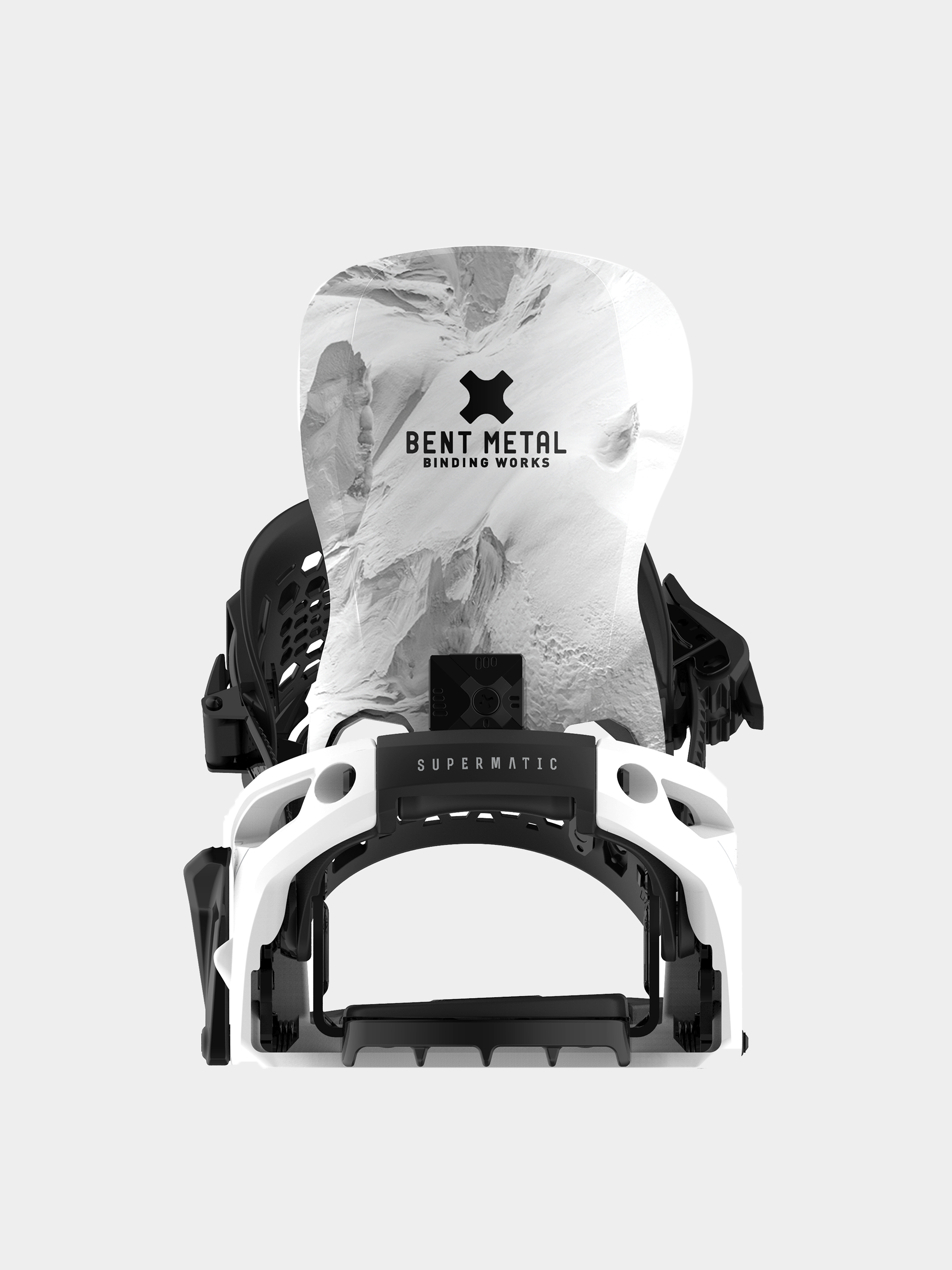 Mens Bent Metal Snowboard bindings Lightning Supermatic (white)