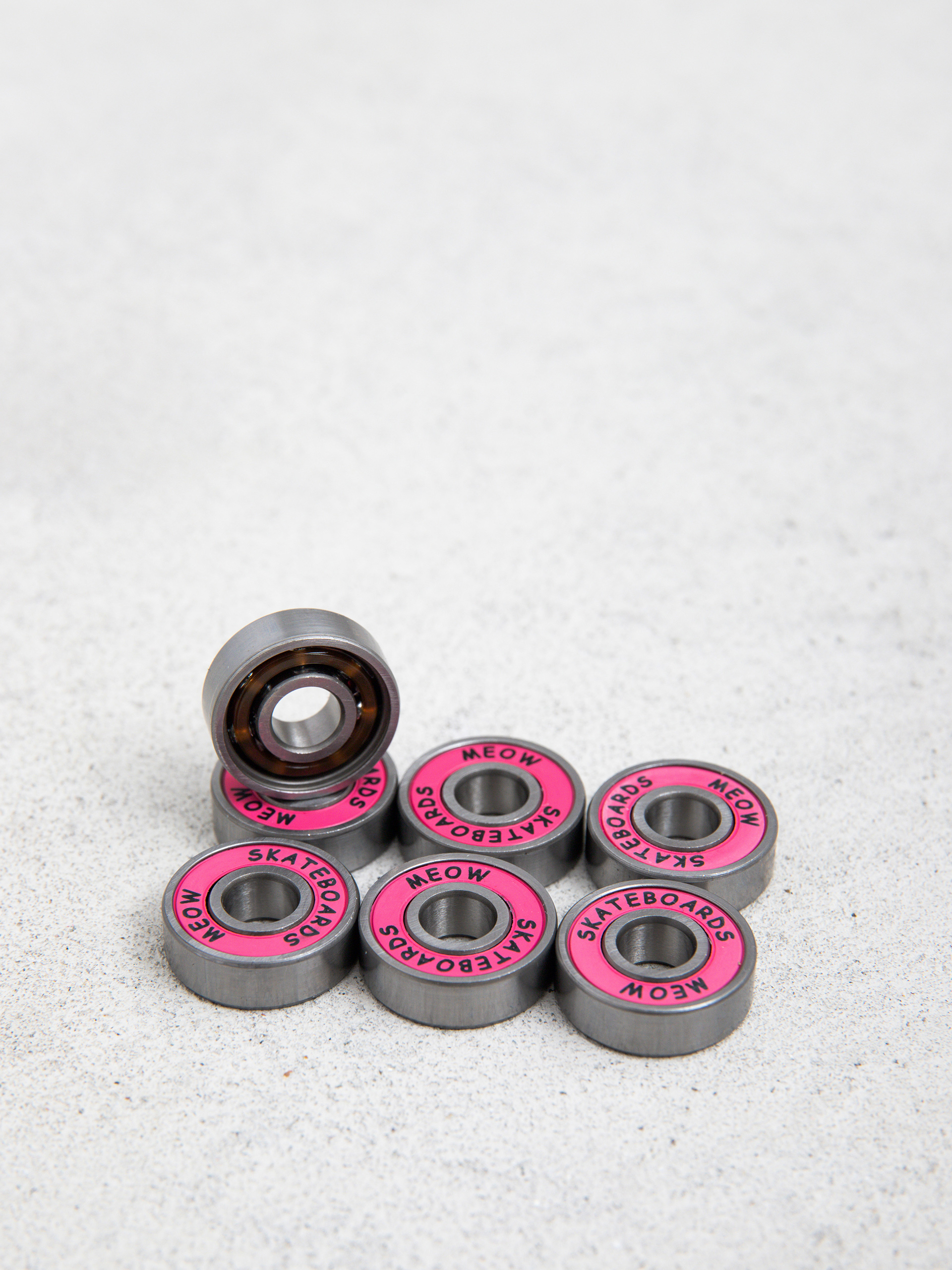 Meow Skateboards Abec 9 Bearings Bearings (pink)