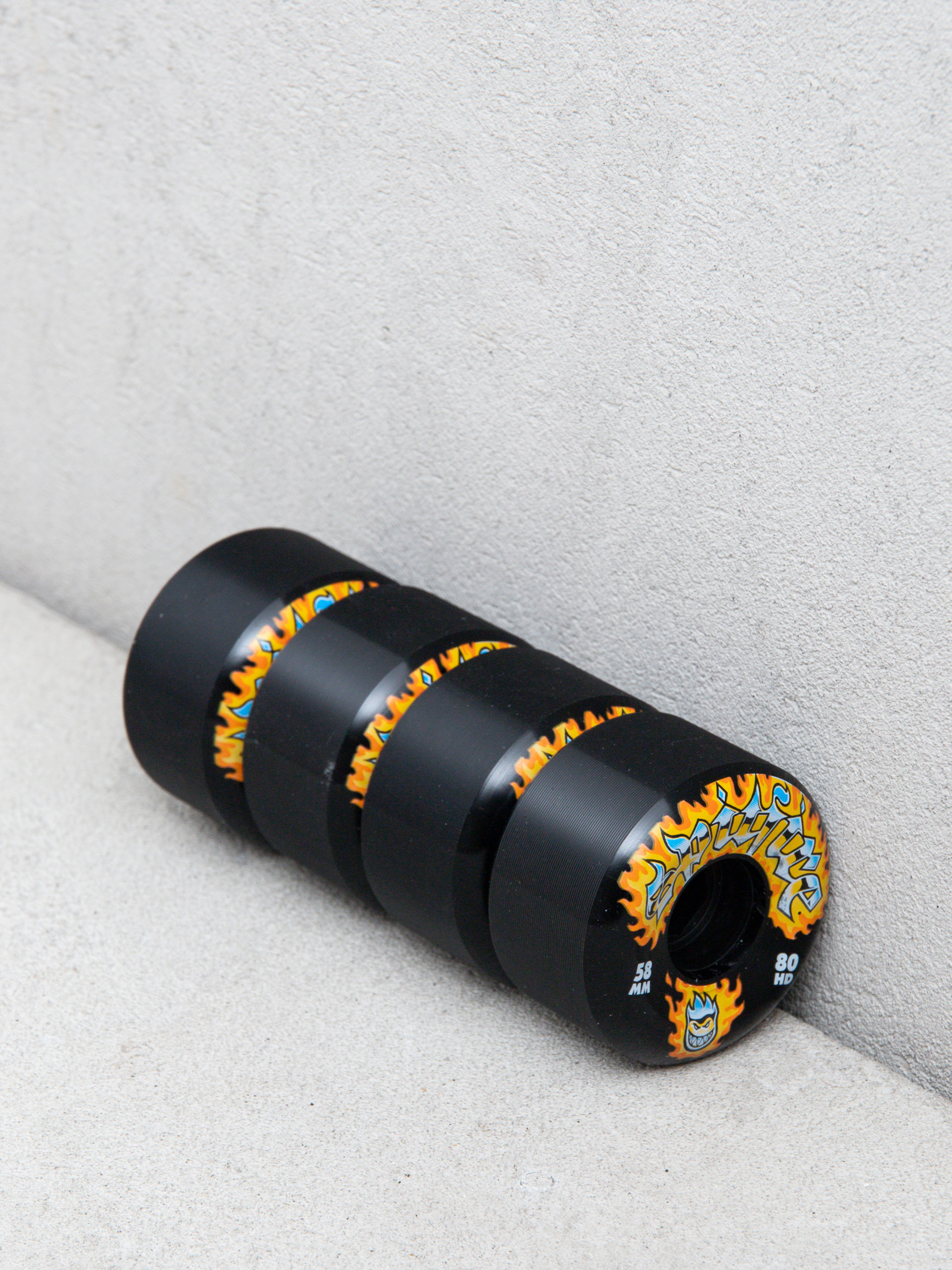 Spitfire 80HD Chrome Venom Conical Full Wheels - black, multicolor