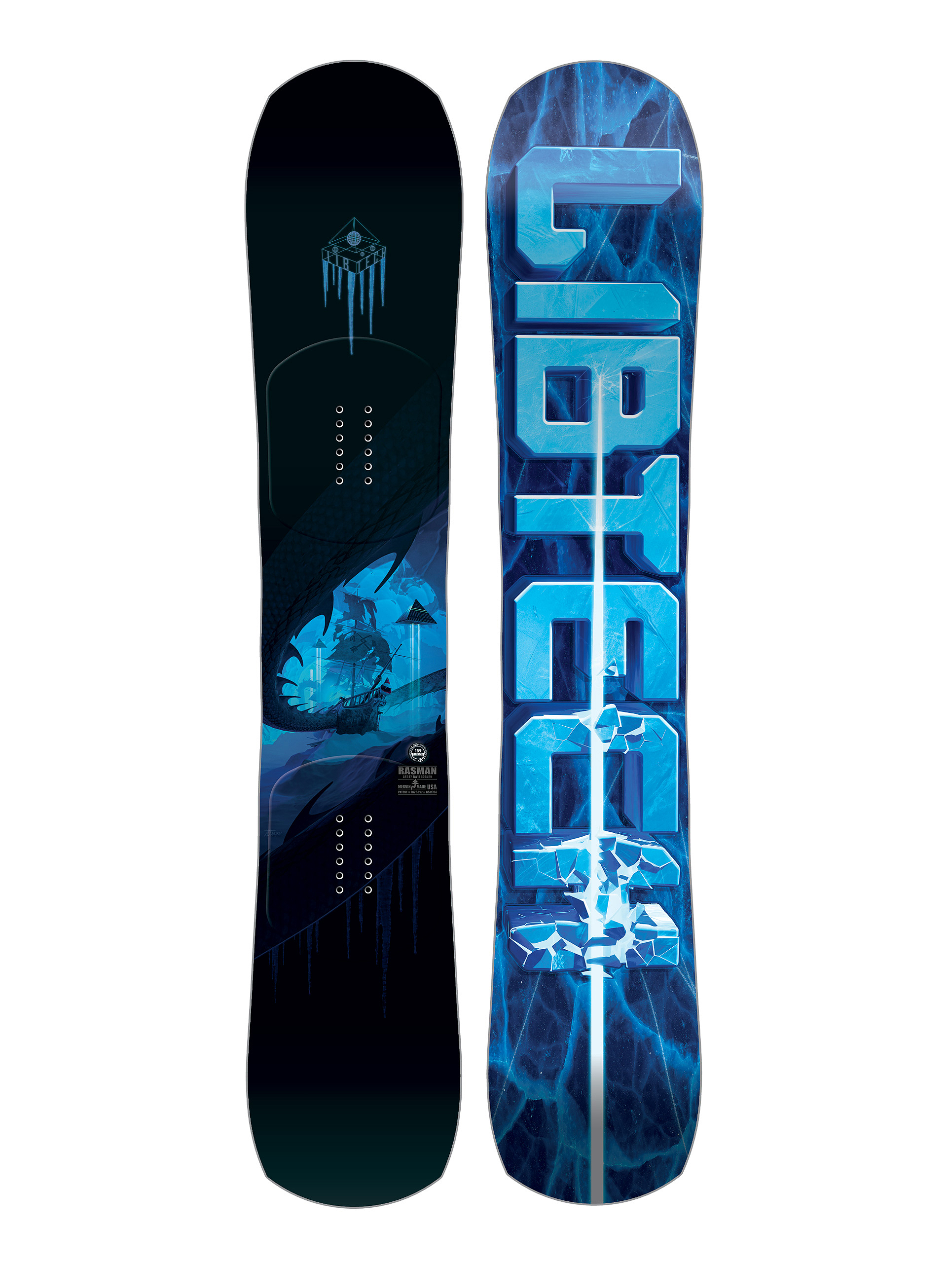 Lib Tech Snowboard Orca - white, black