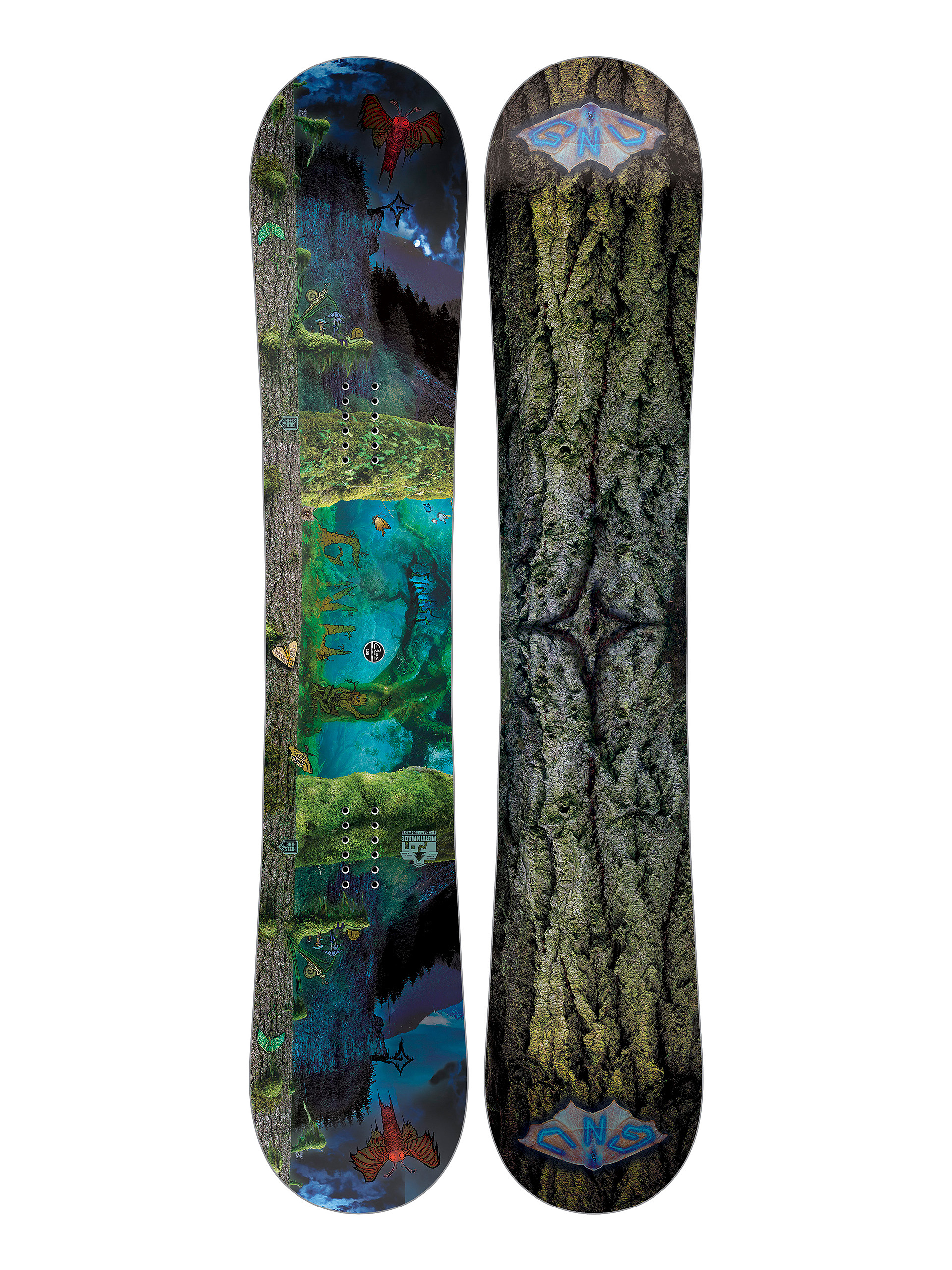 Gnu Gremlin Snowboard - green
