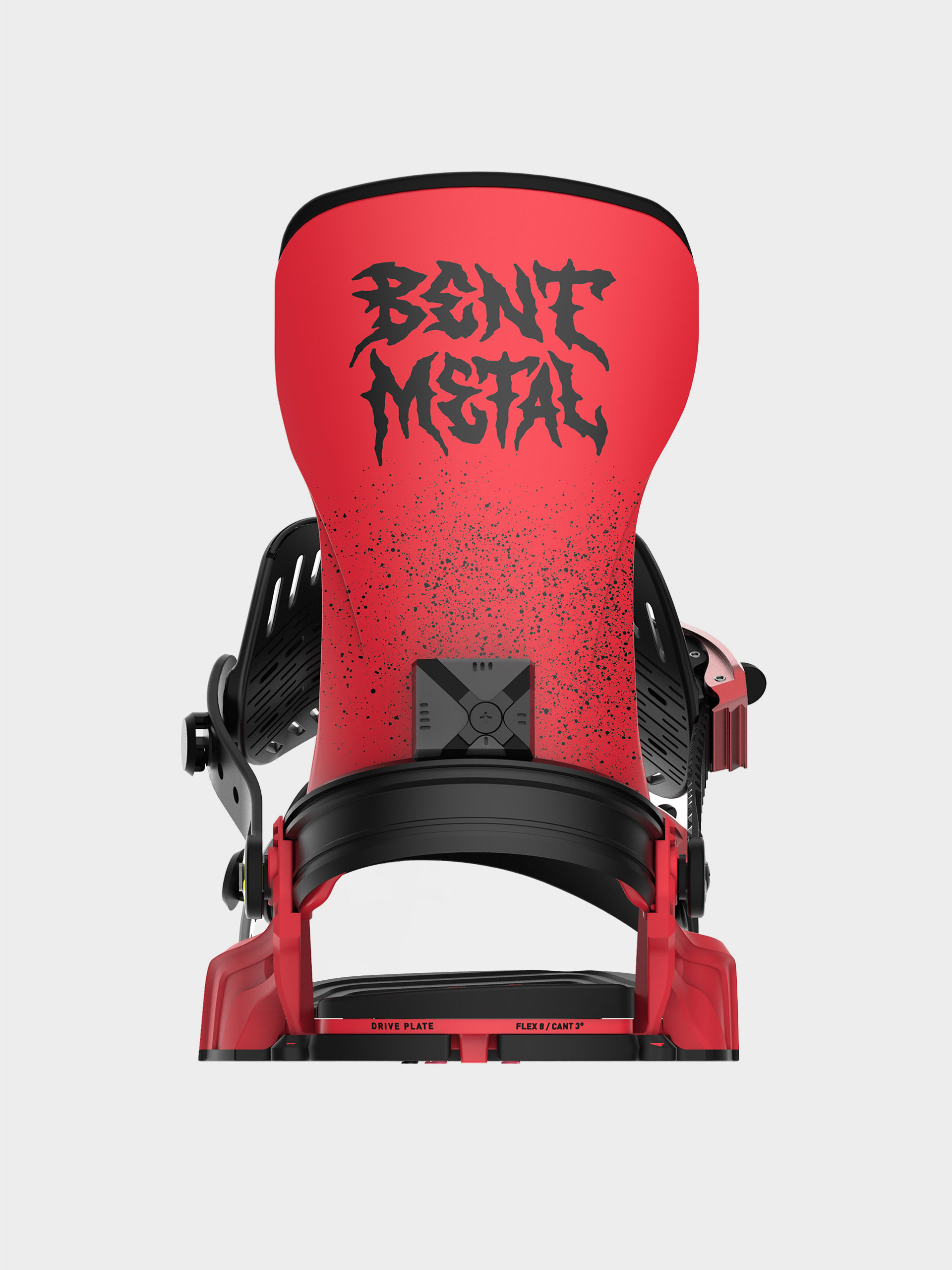 Mens Bent Metal Snowboard bindings Transfer (red)