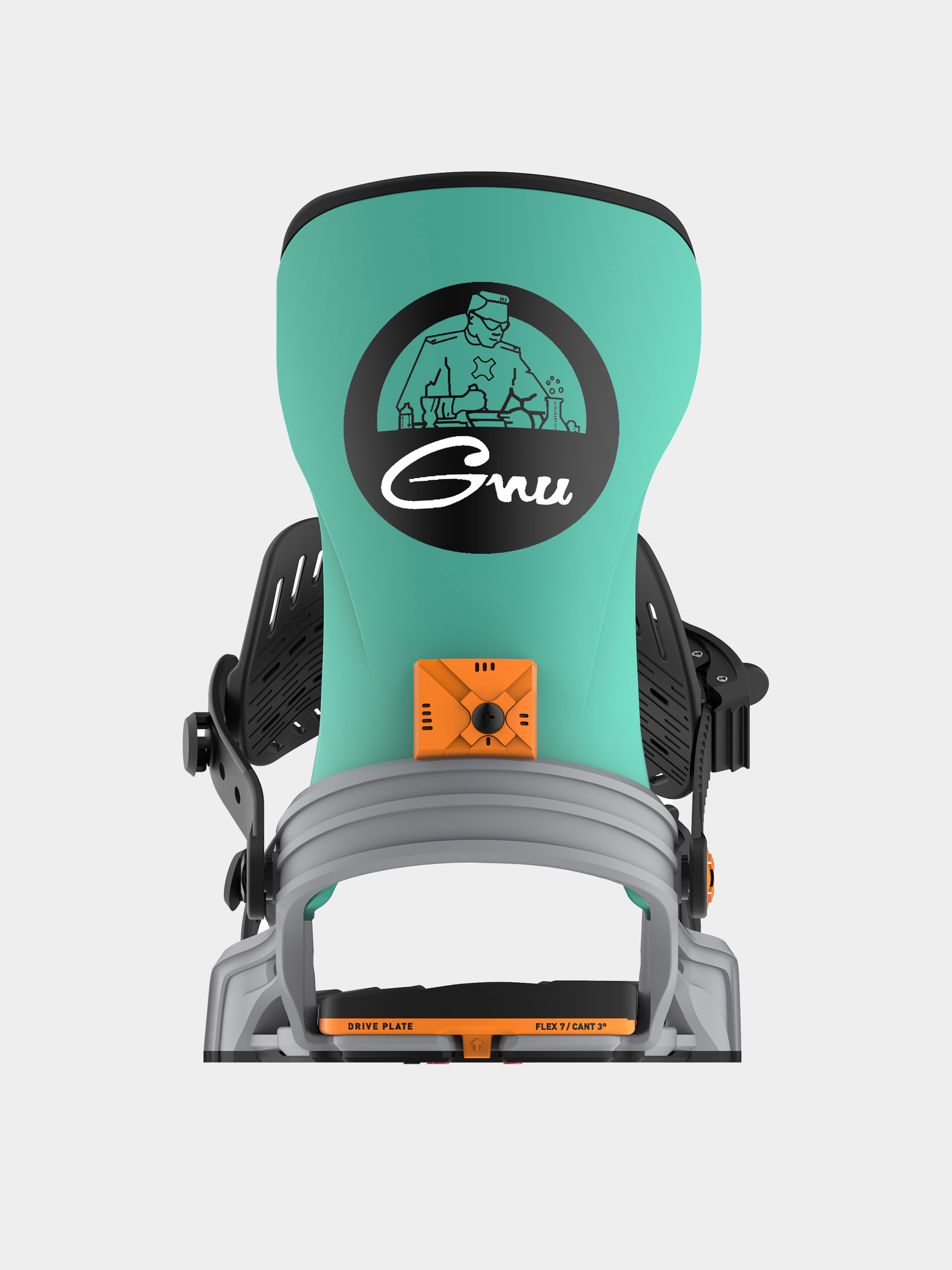 Herren Bent Metal Snowboard Bindung Axtion (grey/green)