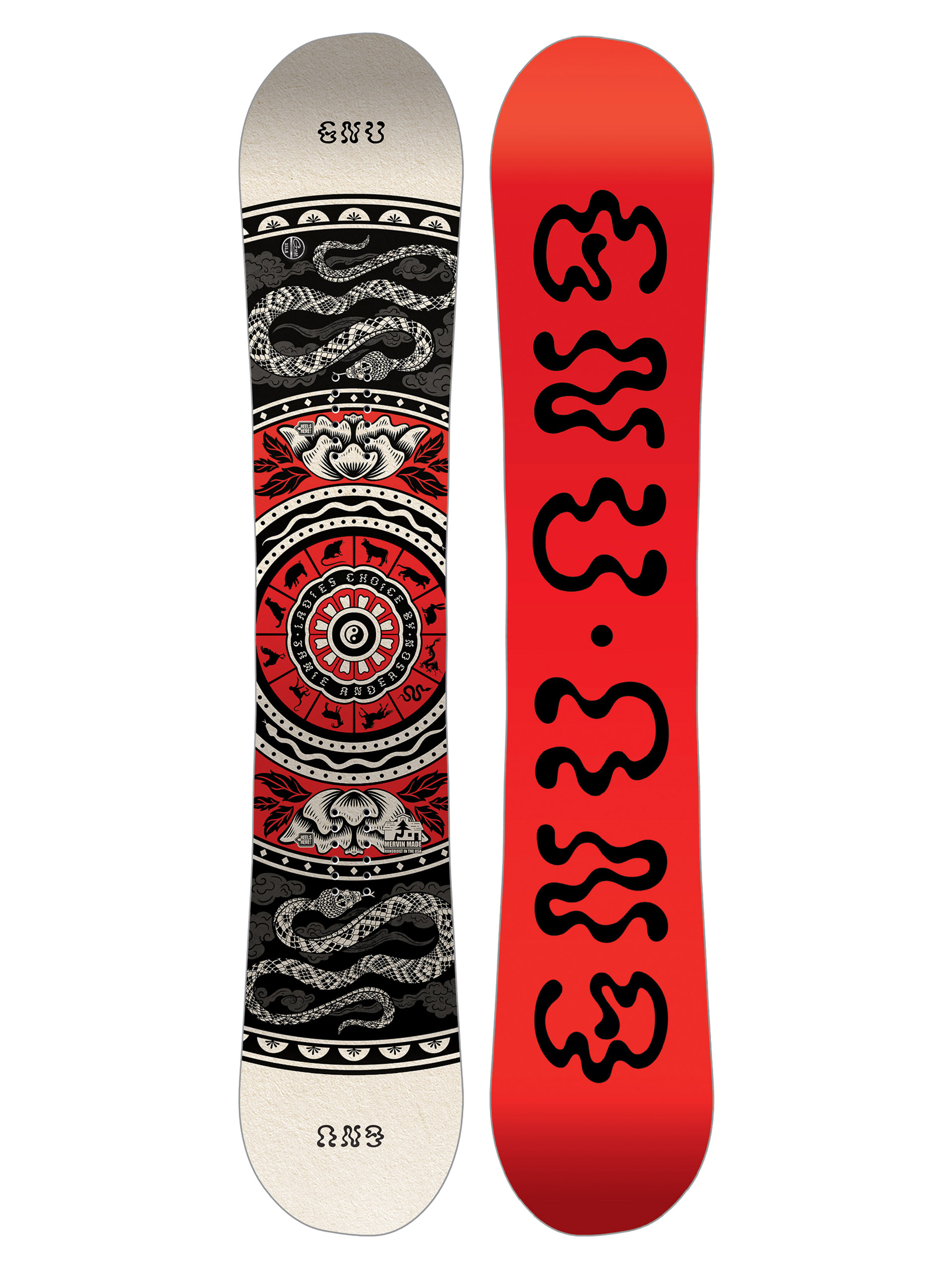 Gnu Snowboard Ladies Choice Wmn (red/black)