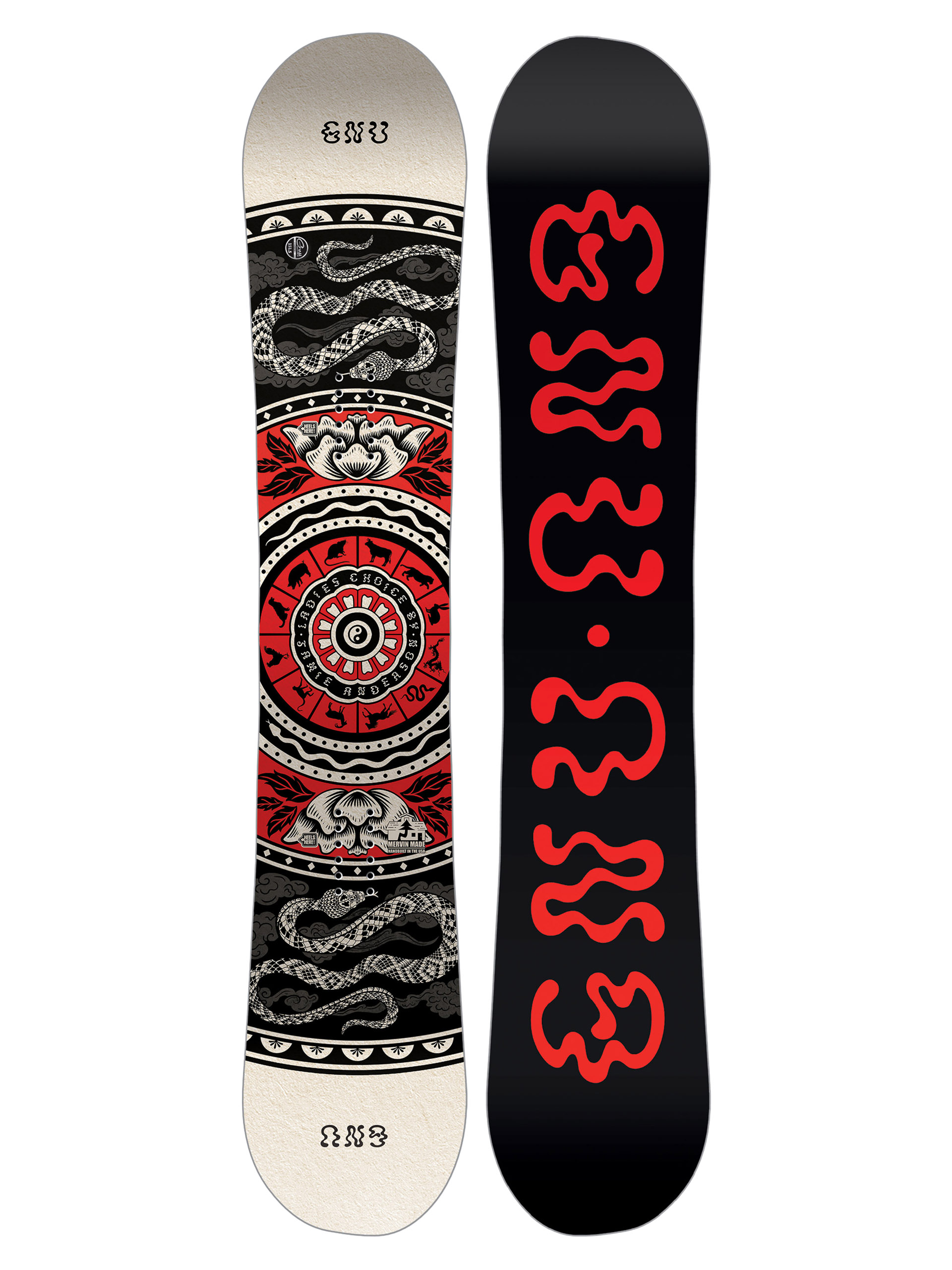 Gnu Snowboard Ladies Choice Wmn (black/red)