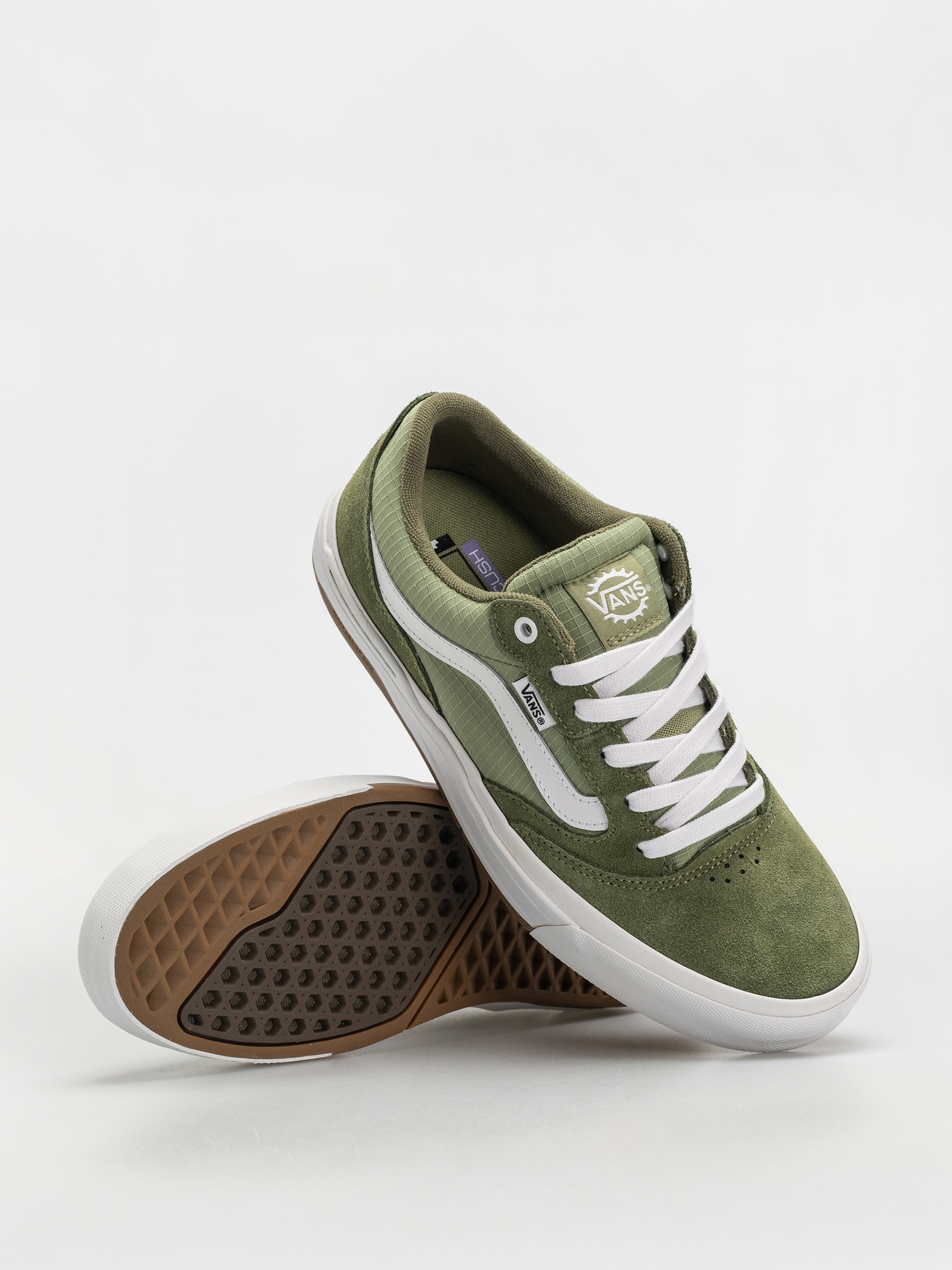 Vans Bmx Proof Wafflecup Shoes (olive/white)