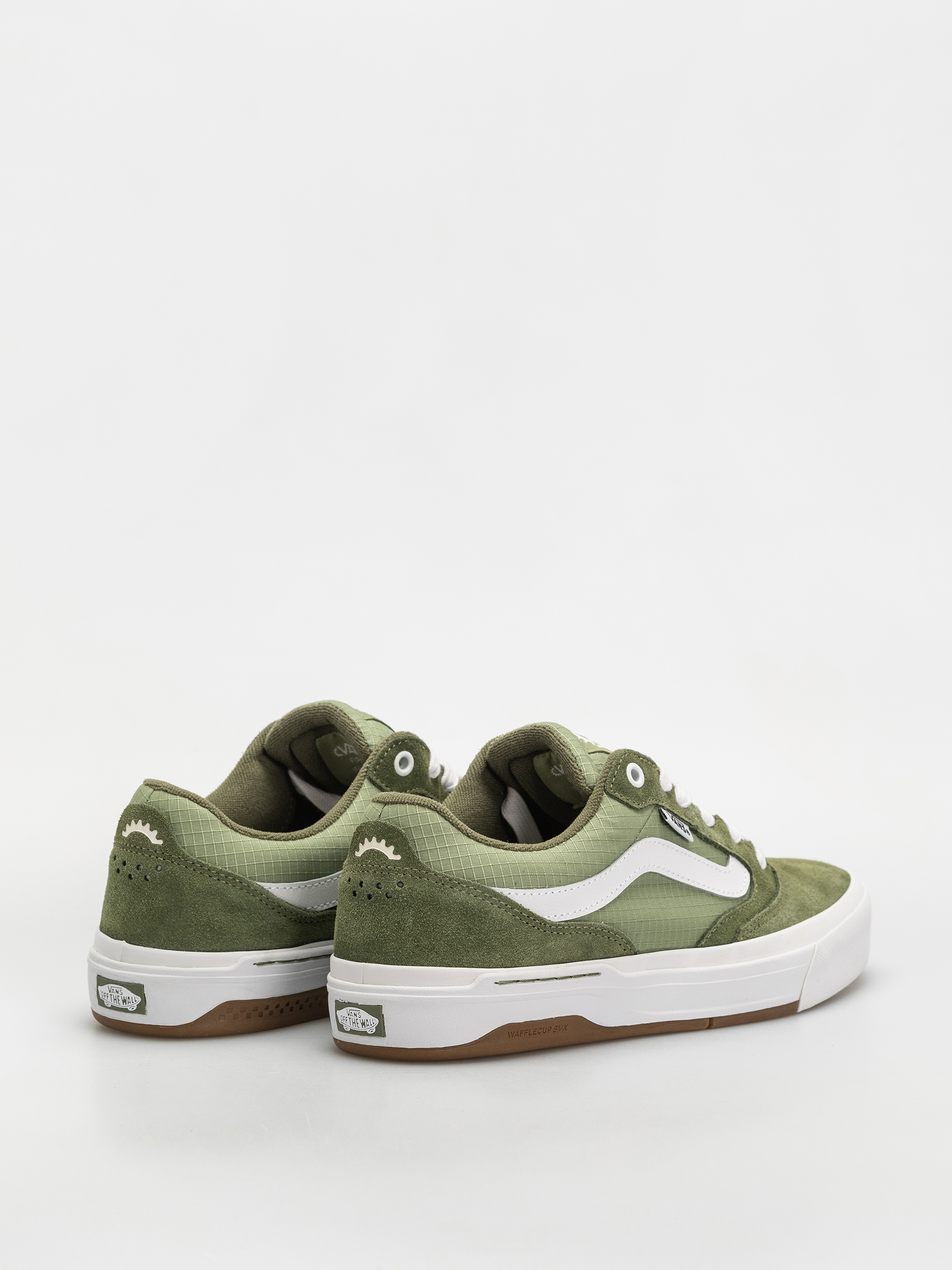 Vans Bmx Proof Wafflecup Shoes (olive/white)