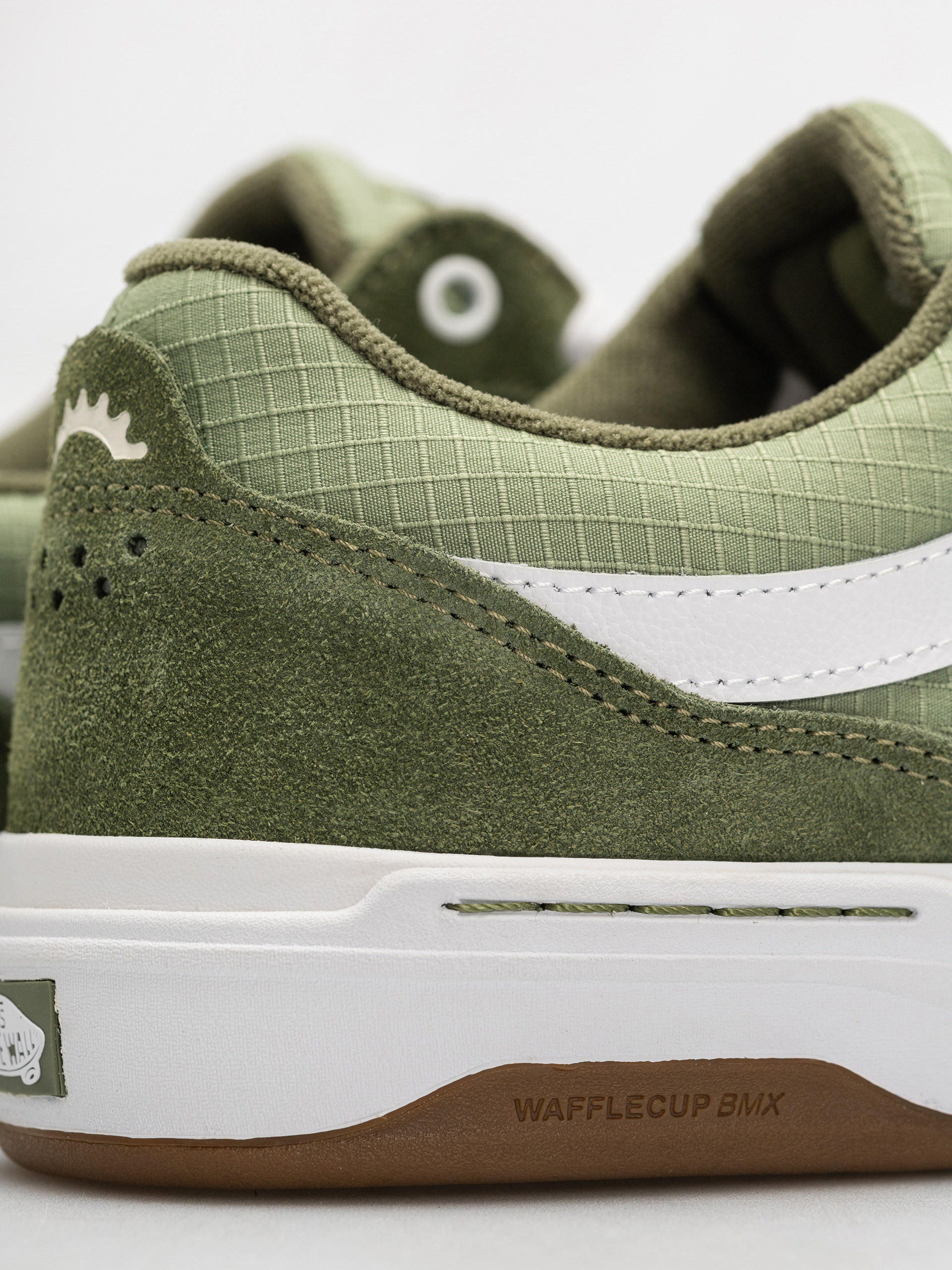 Vans Bmx Proof Wafflecup Shoes (olive/white)