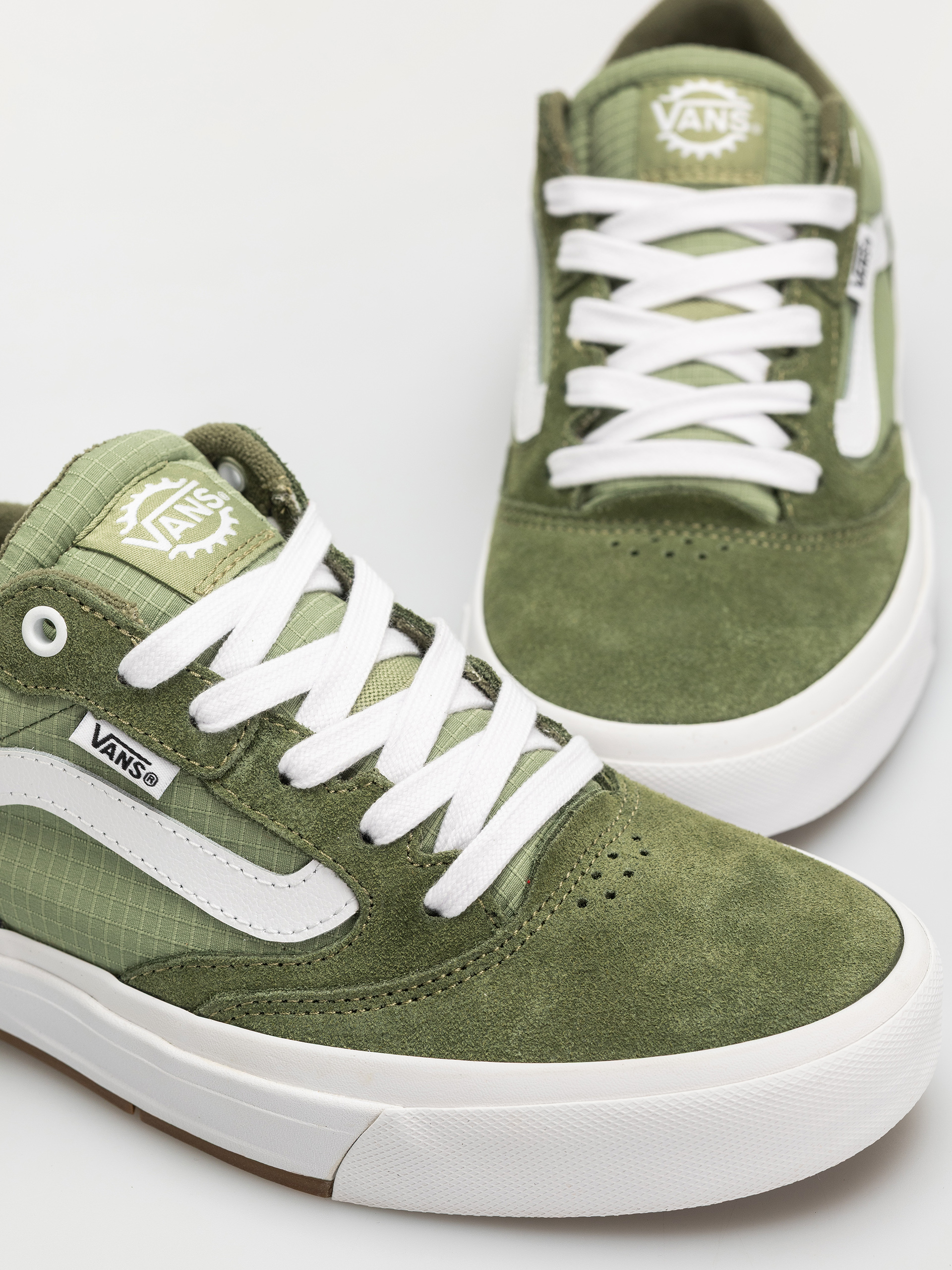 Vans Bmx Proof Wafflecup Shoes (olive/white)