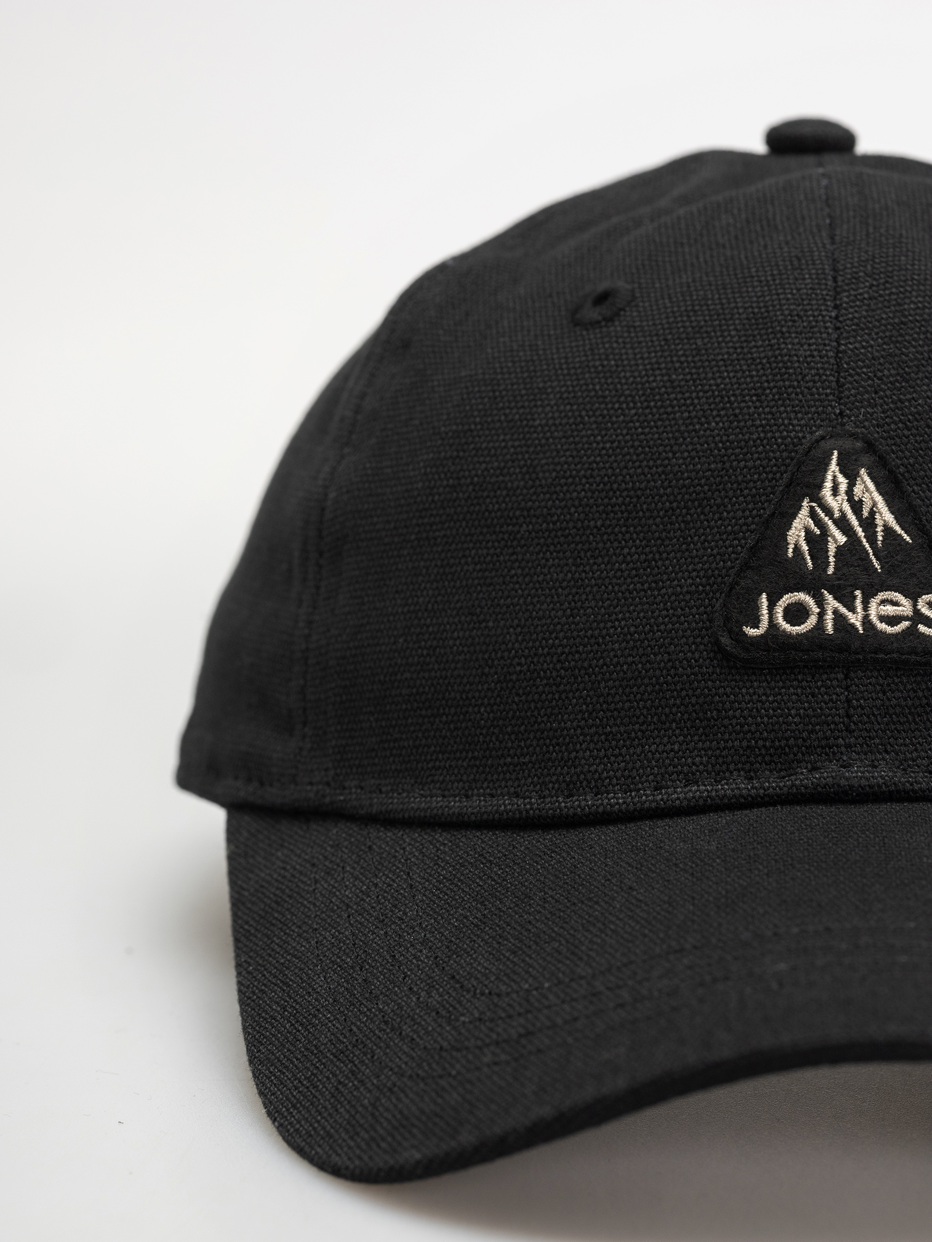 Jones Snowboards Organic Cotton Canvas Cap - black (stealth black)