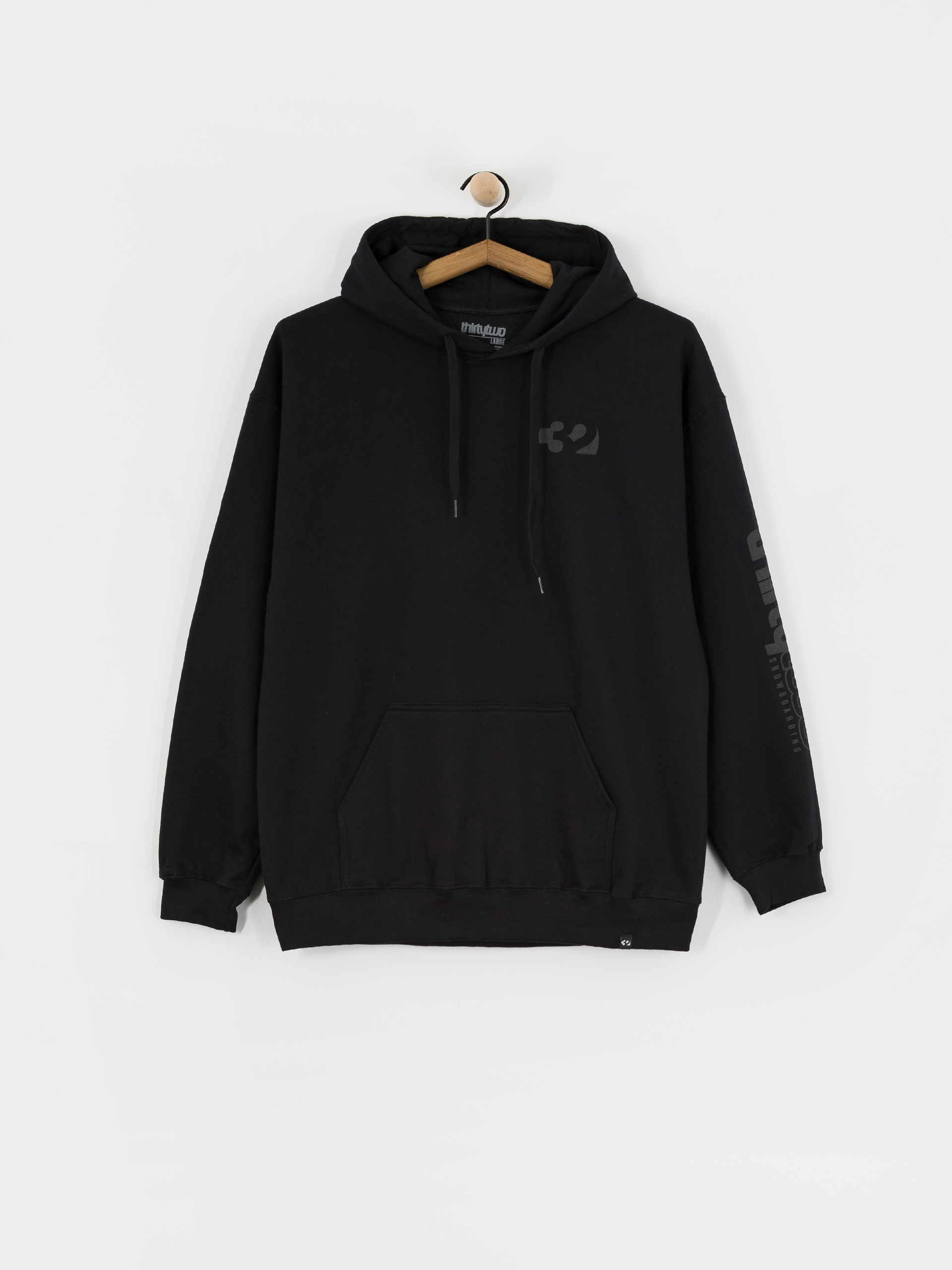 ThirtyTwo Double HD Hoodie (black/charcoal)