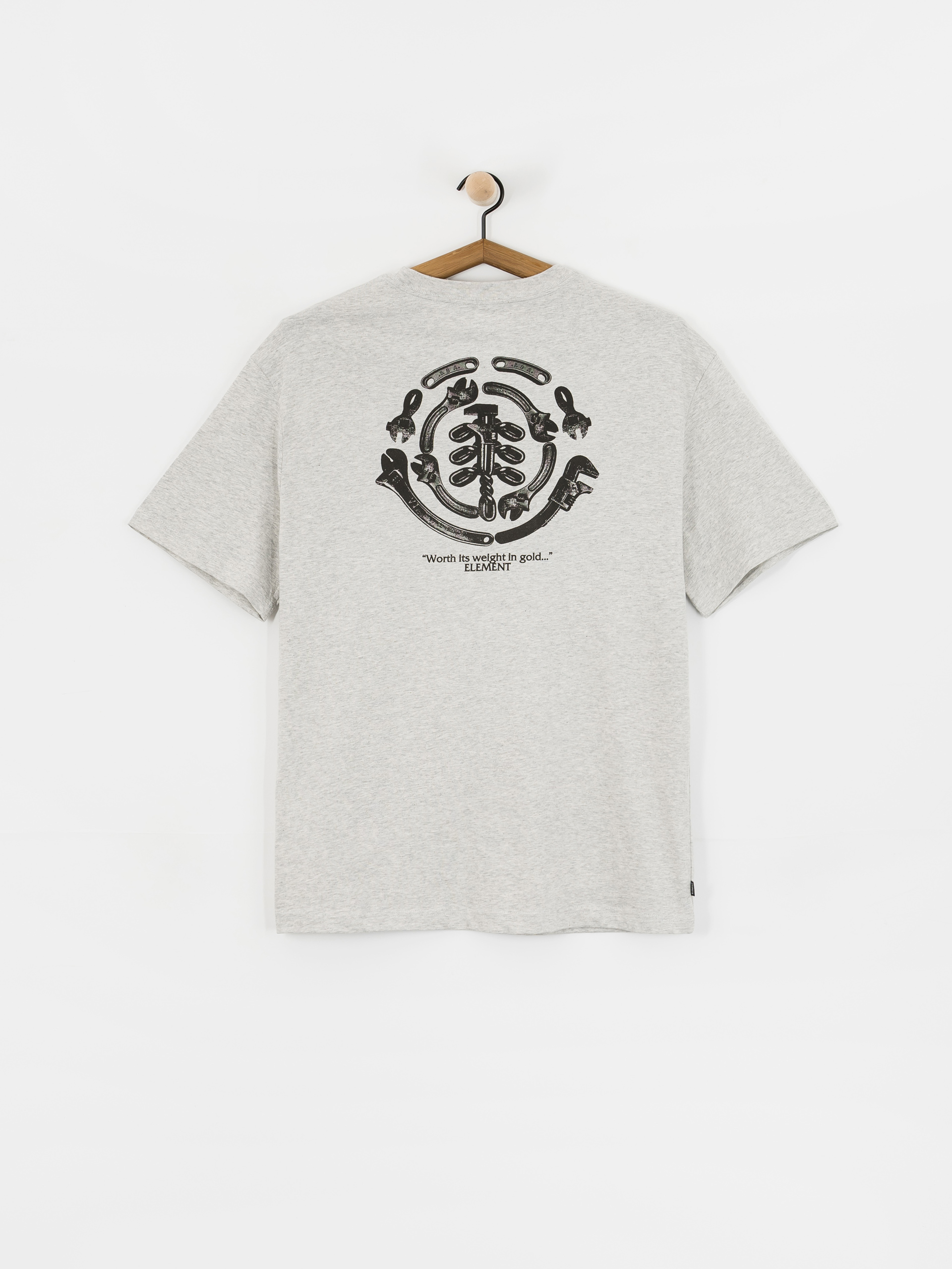 Element Iron Works T-Shirt (mid grey heather)