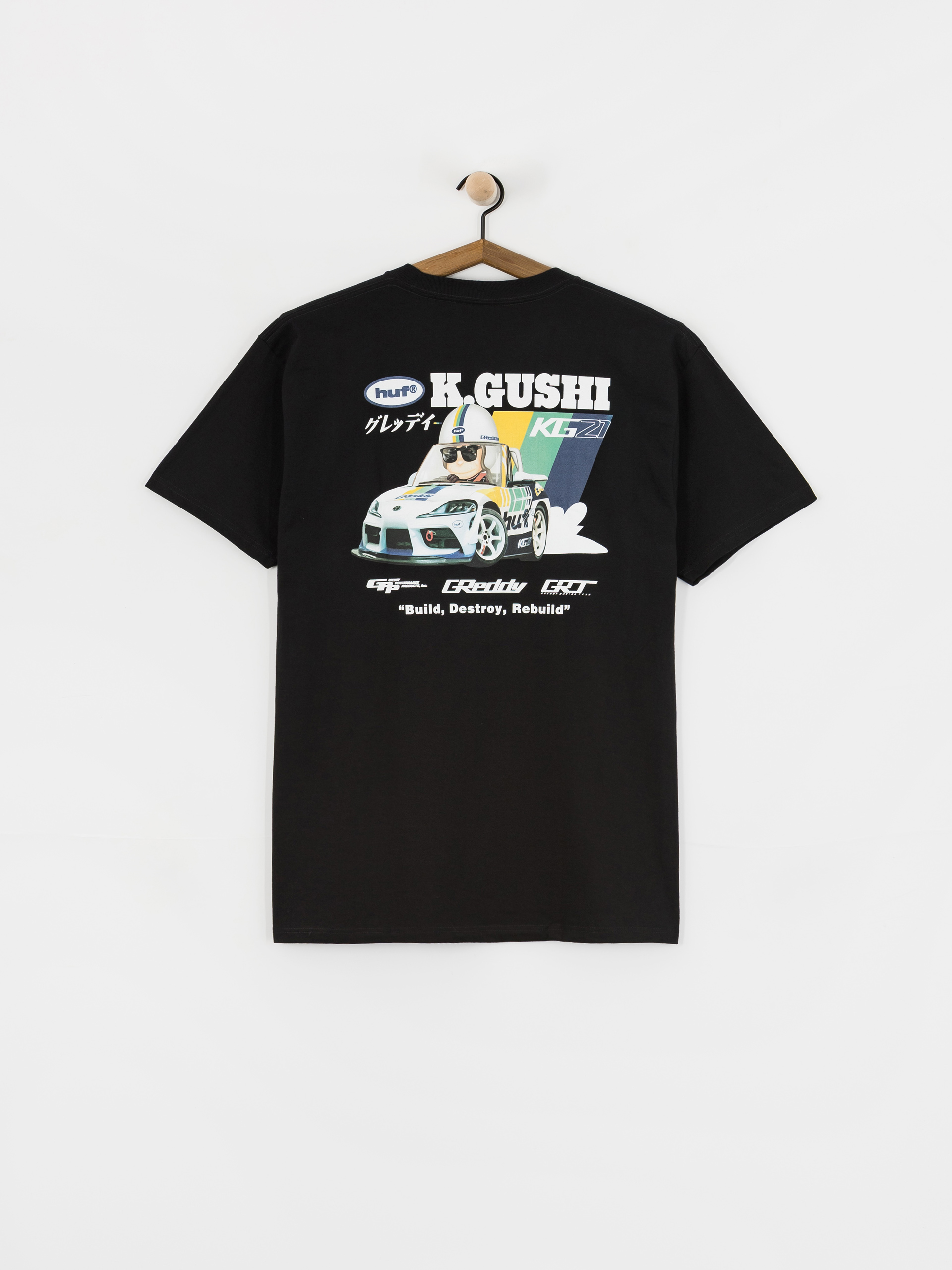 HUF T-Shirt X Greddy Gushi (black)
