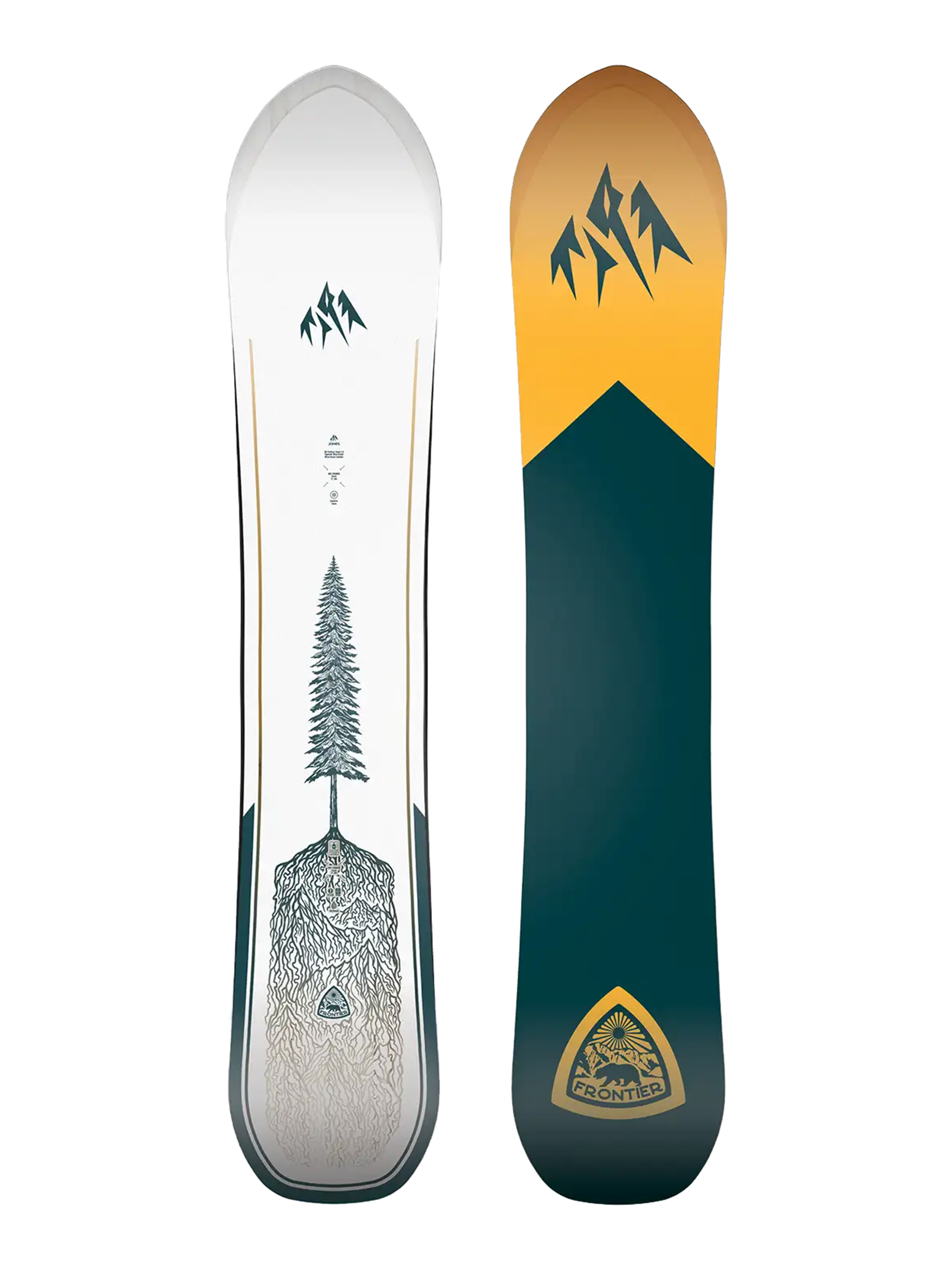 Herren Jones Snowboards Snowboard Frontier 2.0 (white)