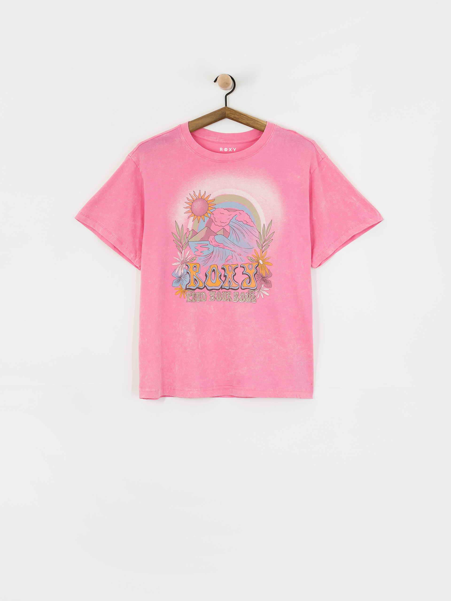 Roxy Sunnyoversize Optic Wash Wmn T-Shirt (pink cosmos)