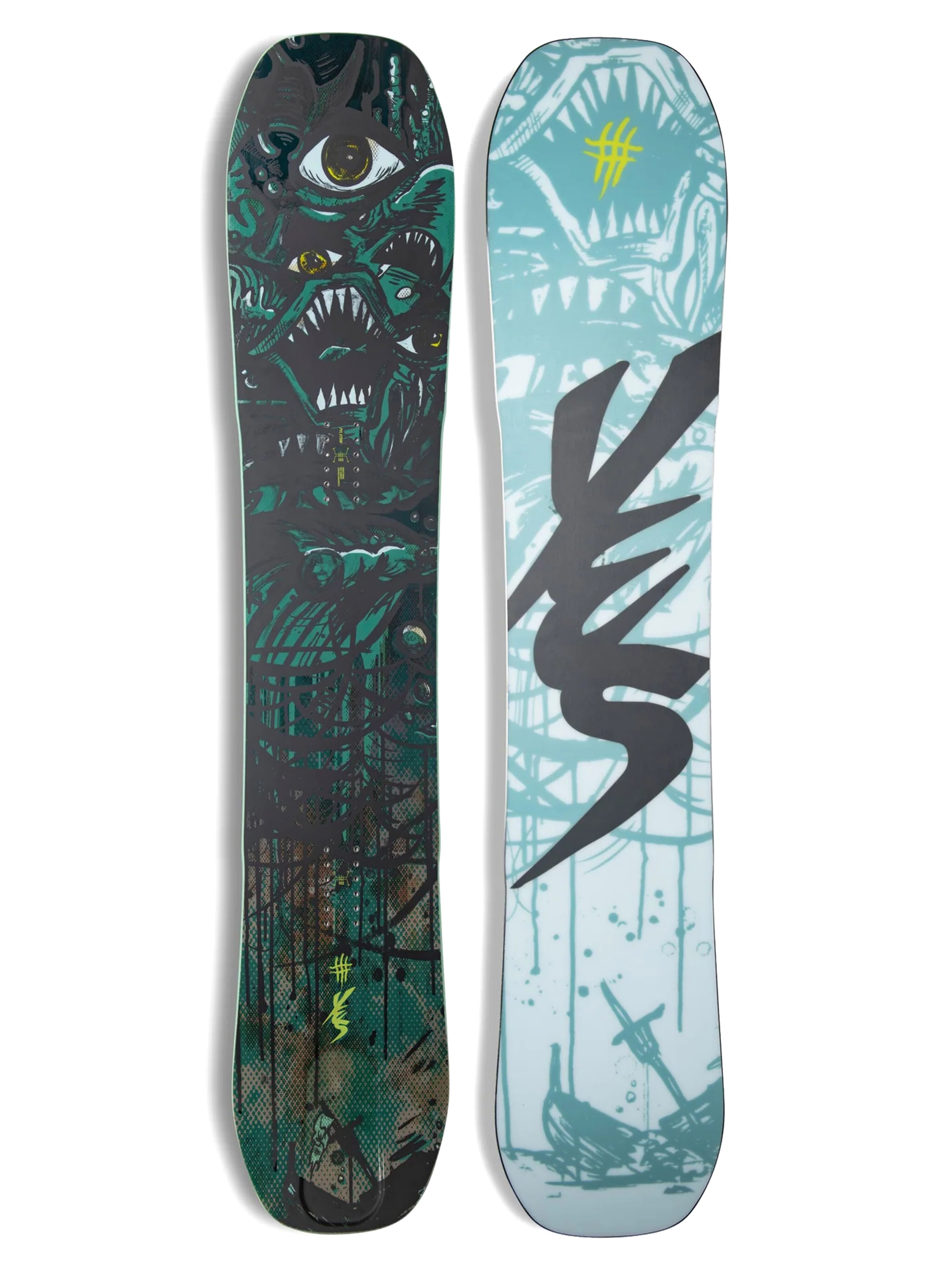 Burton Flight Attendant Split Snowboard - white, black