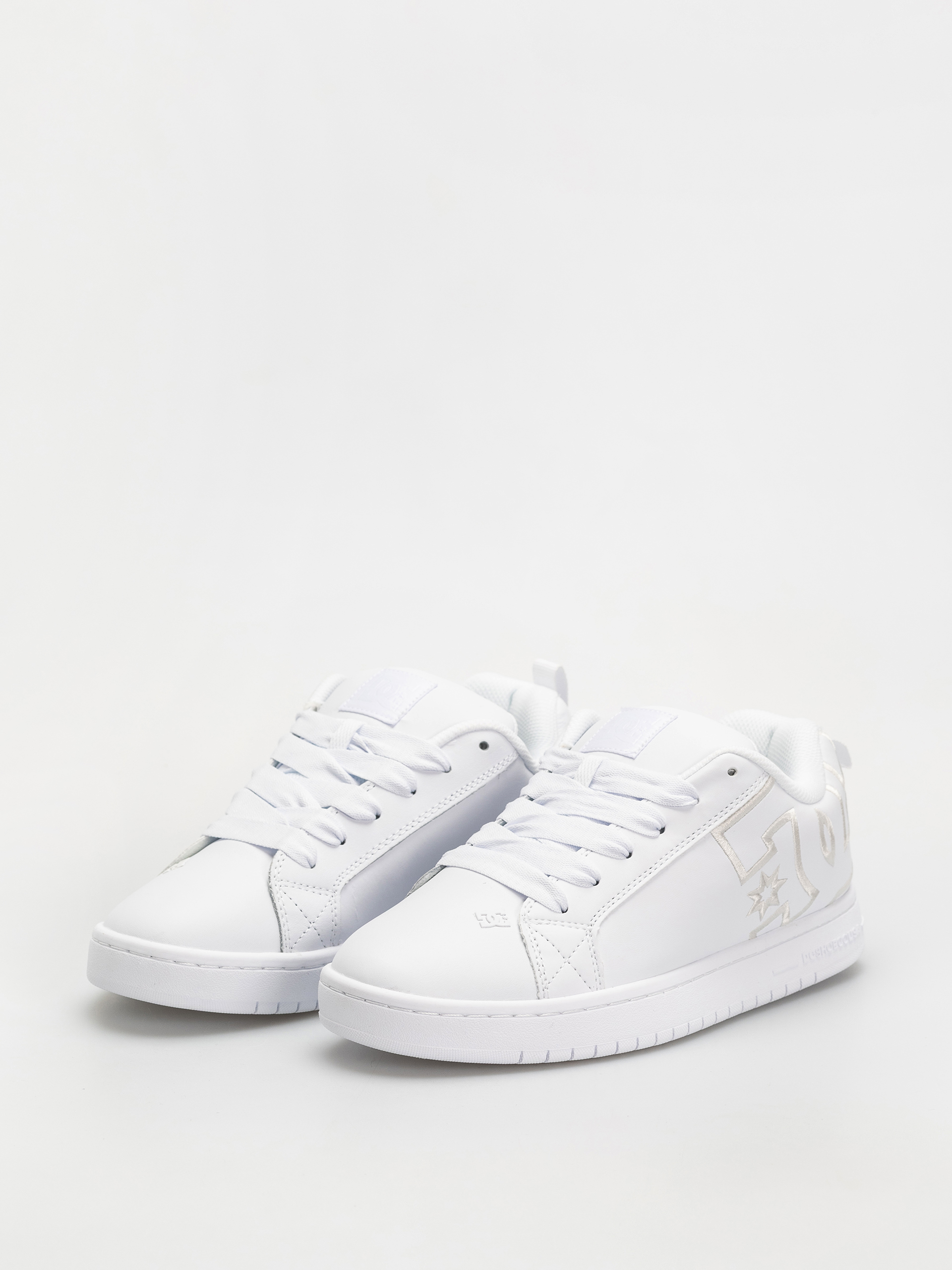 DC Court Graffik Shoes (white/white)