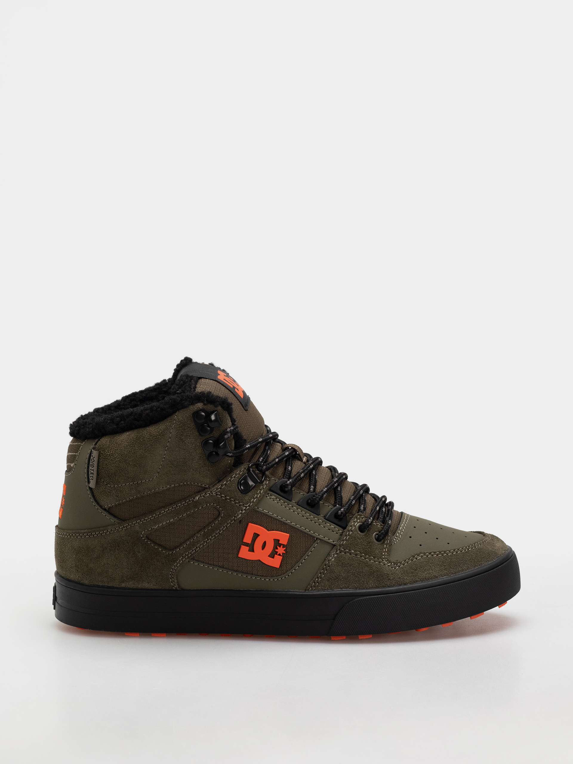 DC Pure High Top Wc Wnt Schuhe (olive/black)
