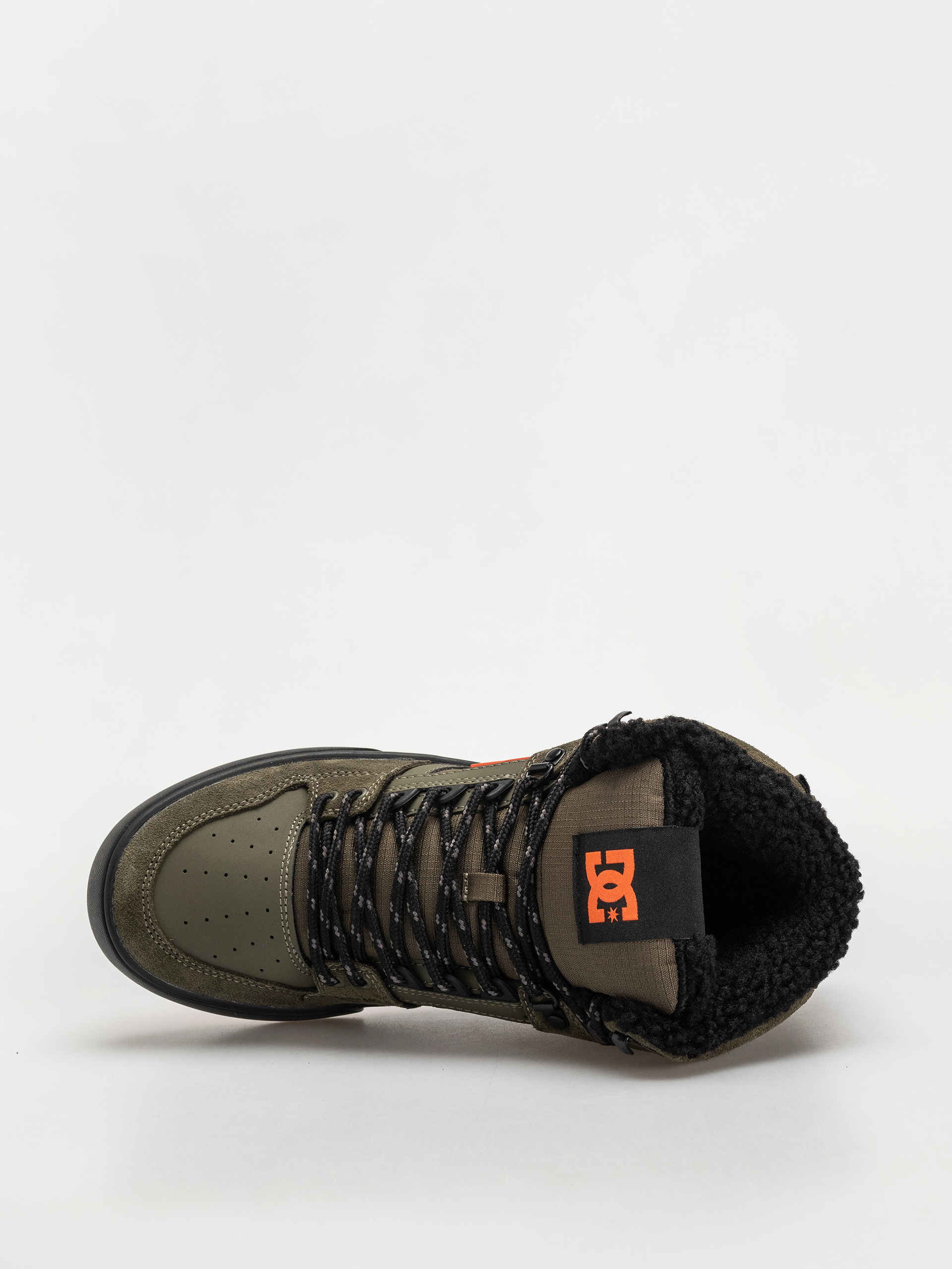 DC Pure High Top Wc Wnt Shoes (olive/black)