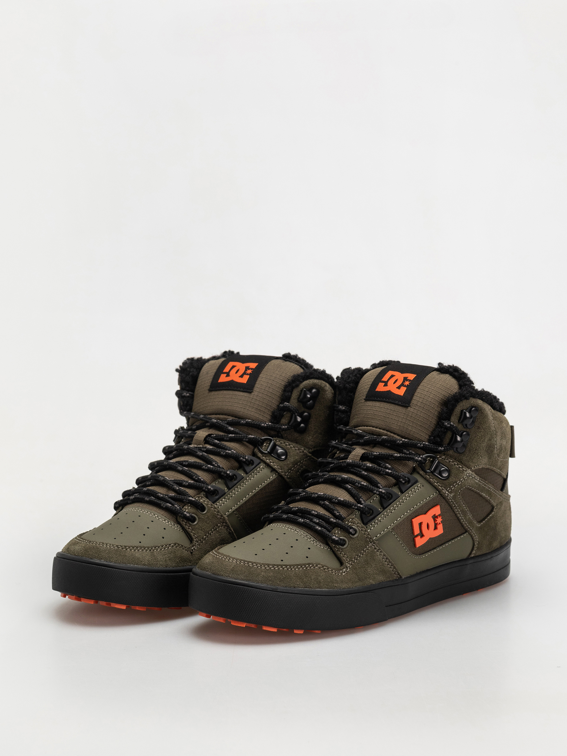 DC Pure High Top Wc Wnt Schuhe (olive/black)