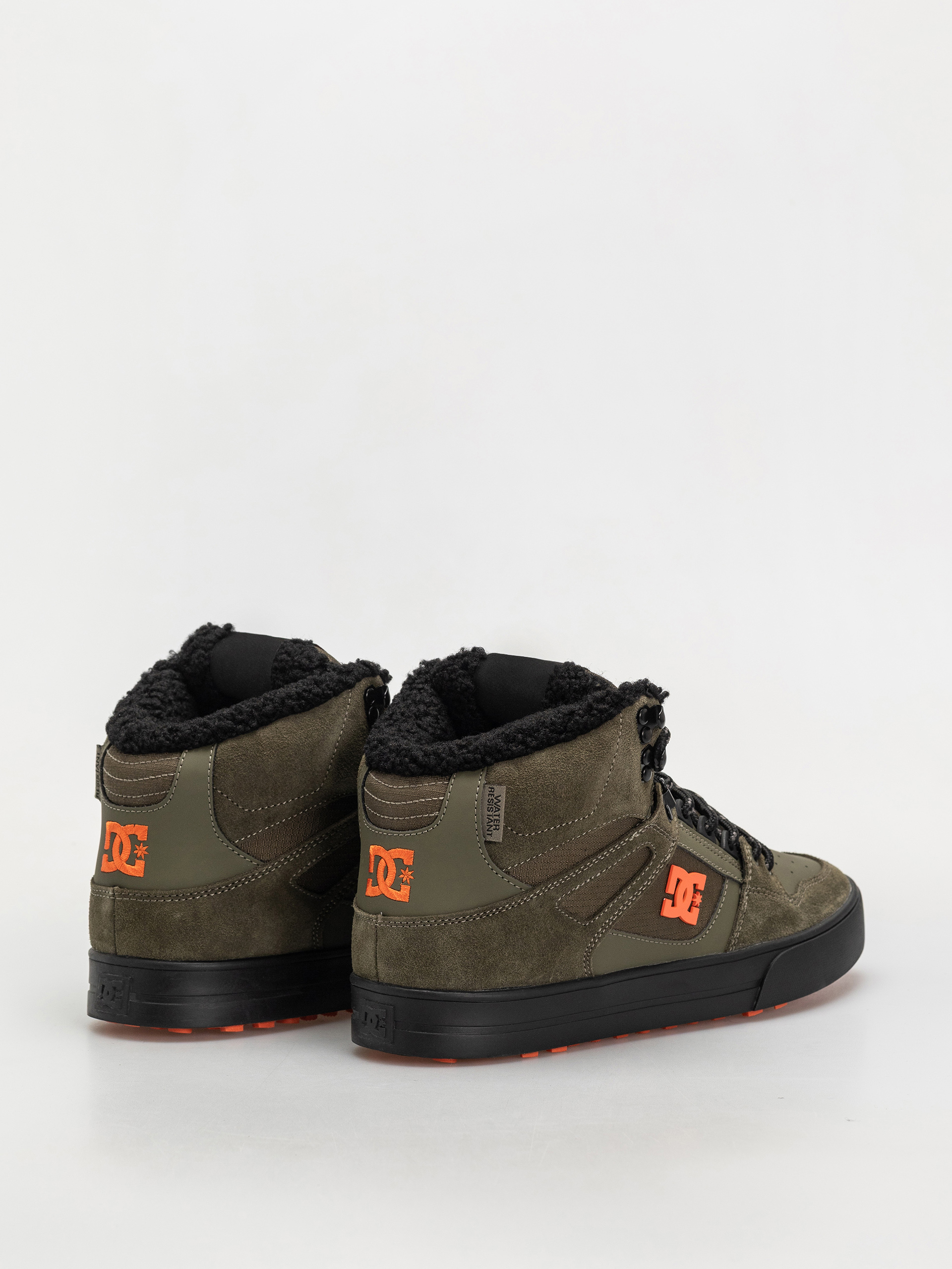 DC Pure High Top Wc Wnt Shoes (olive/black)