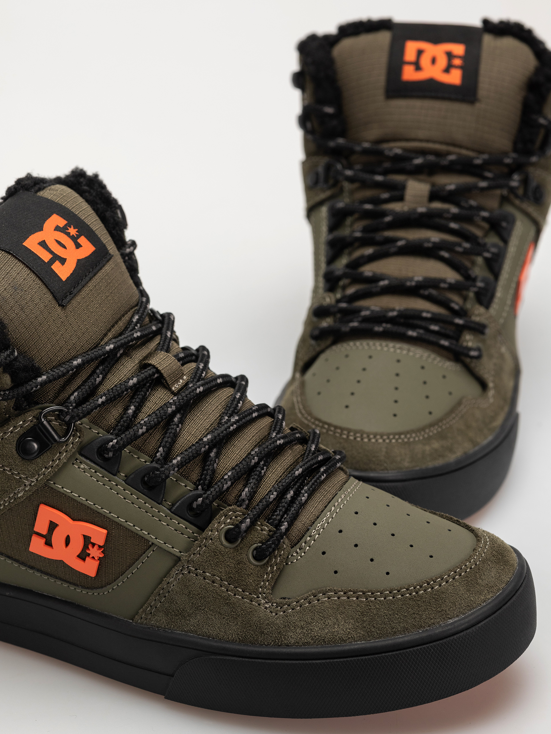 DC Pure High Top Wc Wnt Schuhe (olive/black)