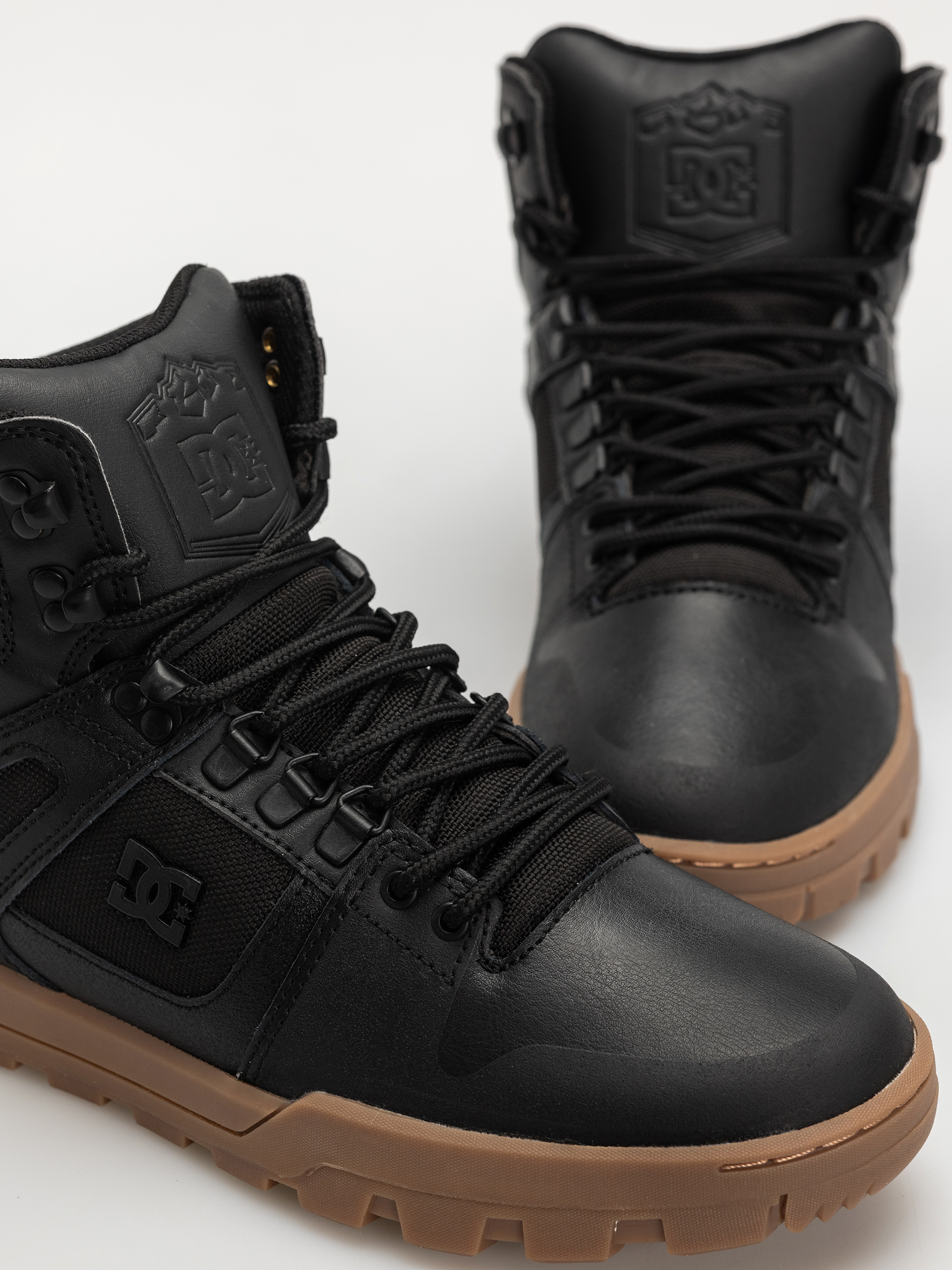 DC Pure High Top Wr Schuhe (black/gum)