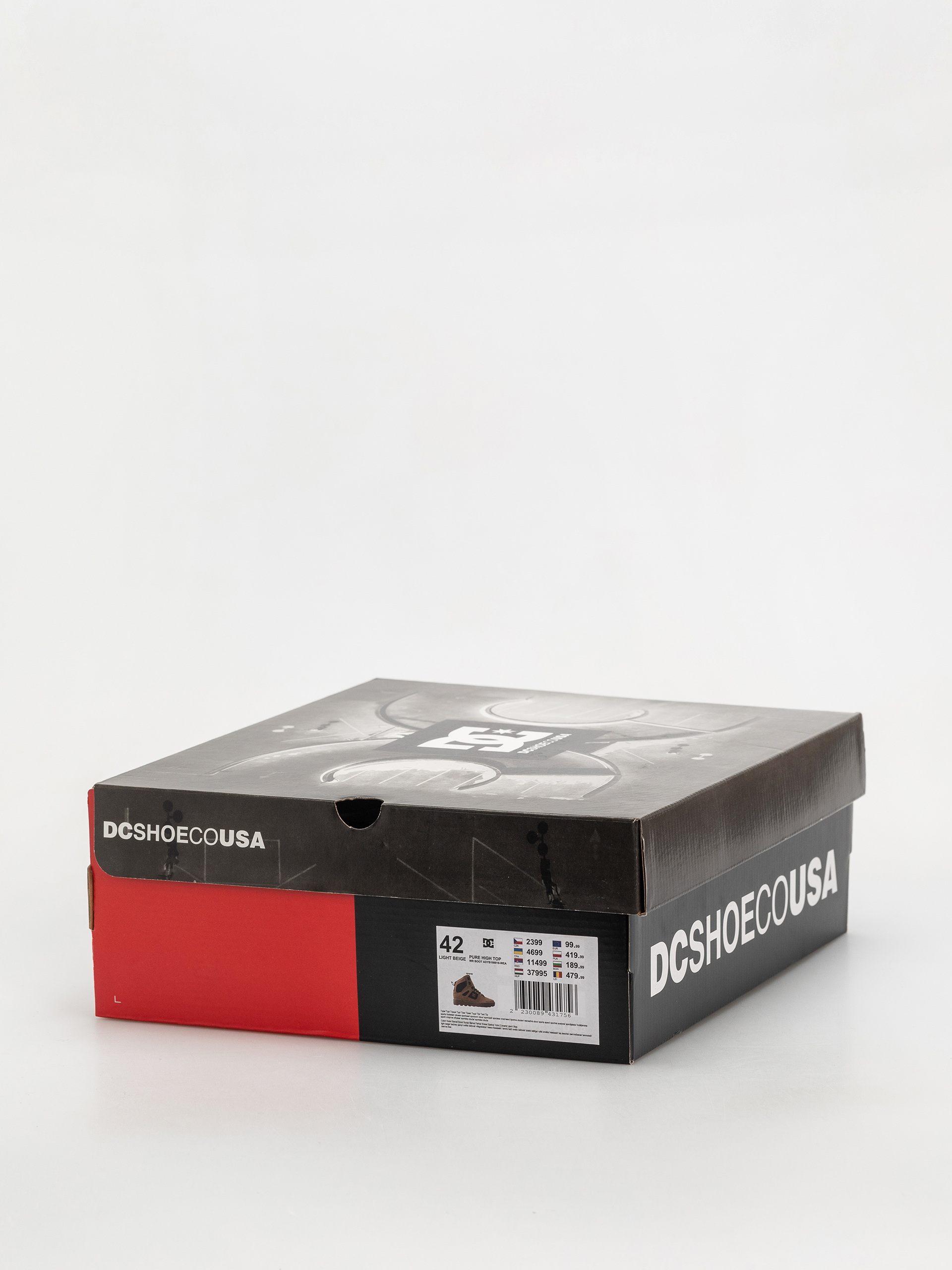 DC Pure High Top Wr Shoes (wheat)