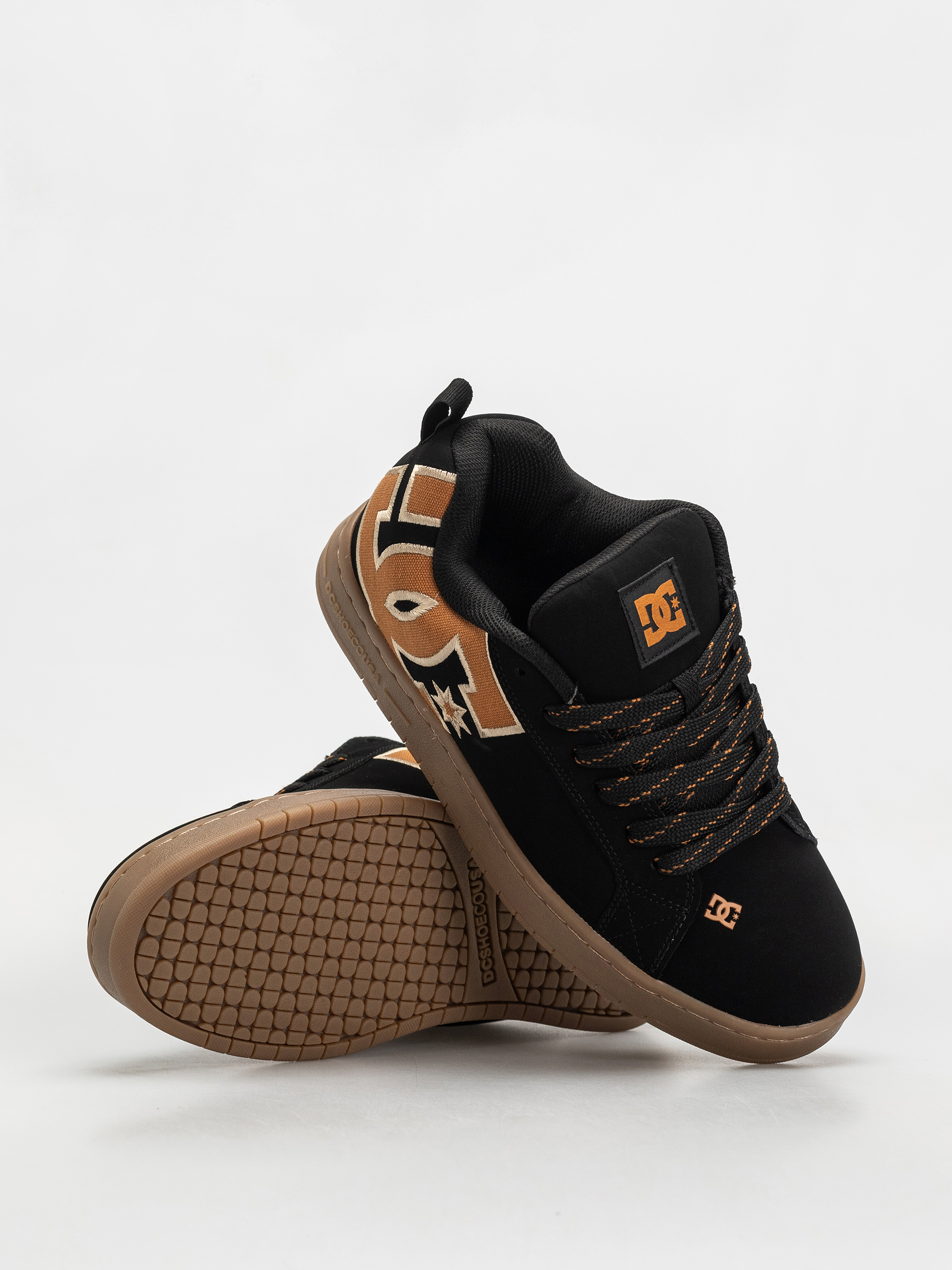 DC Court Graffik Shoes (black/brown/gum)