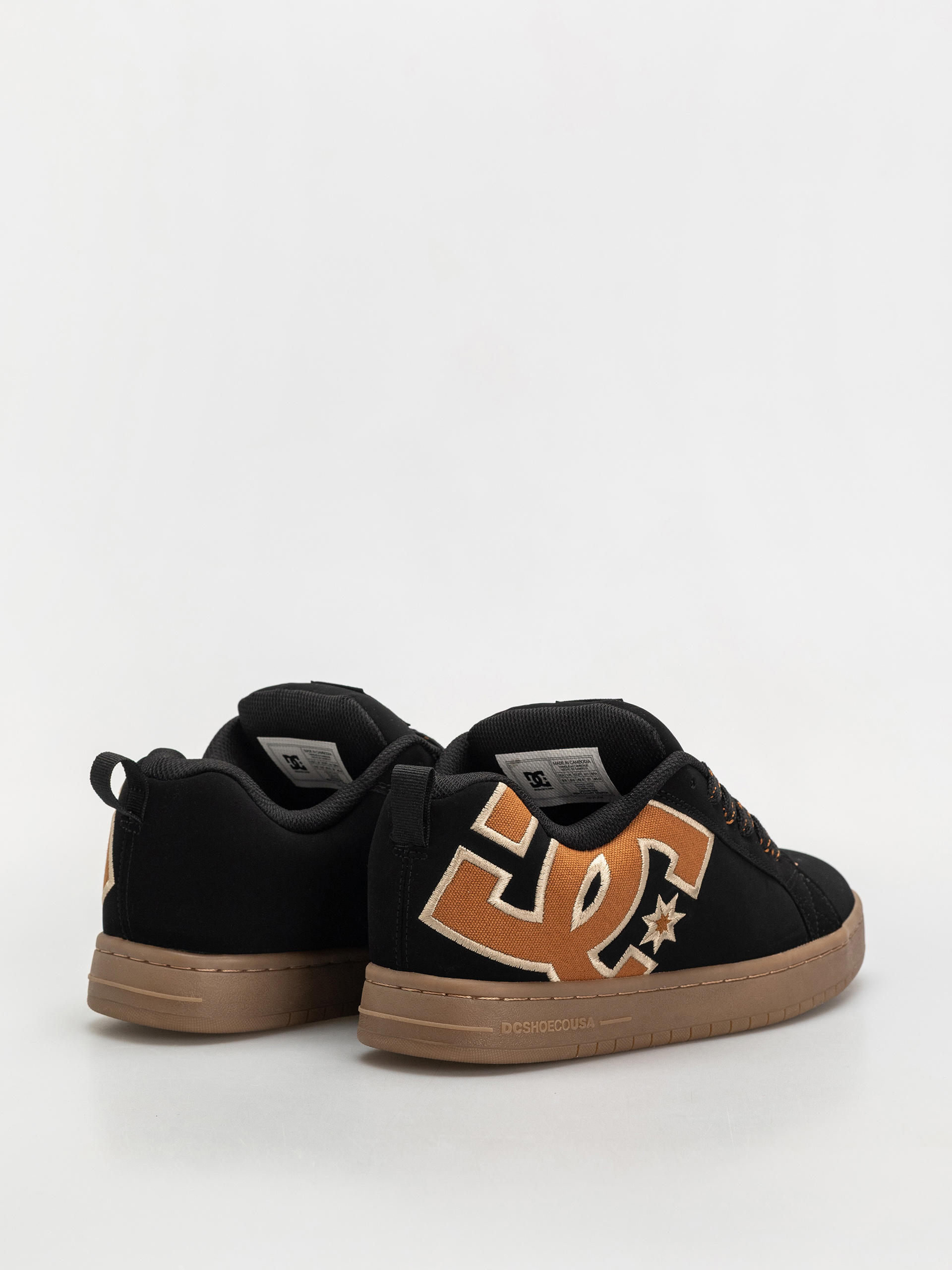 DC Court Graffik Shoes (black/brown/gum)