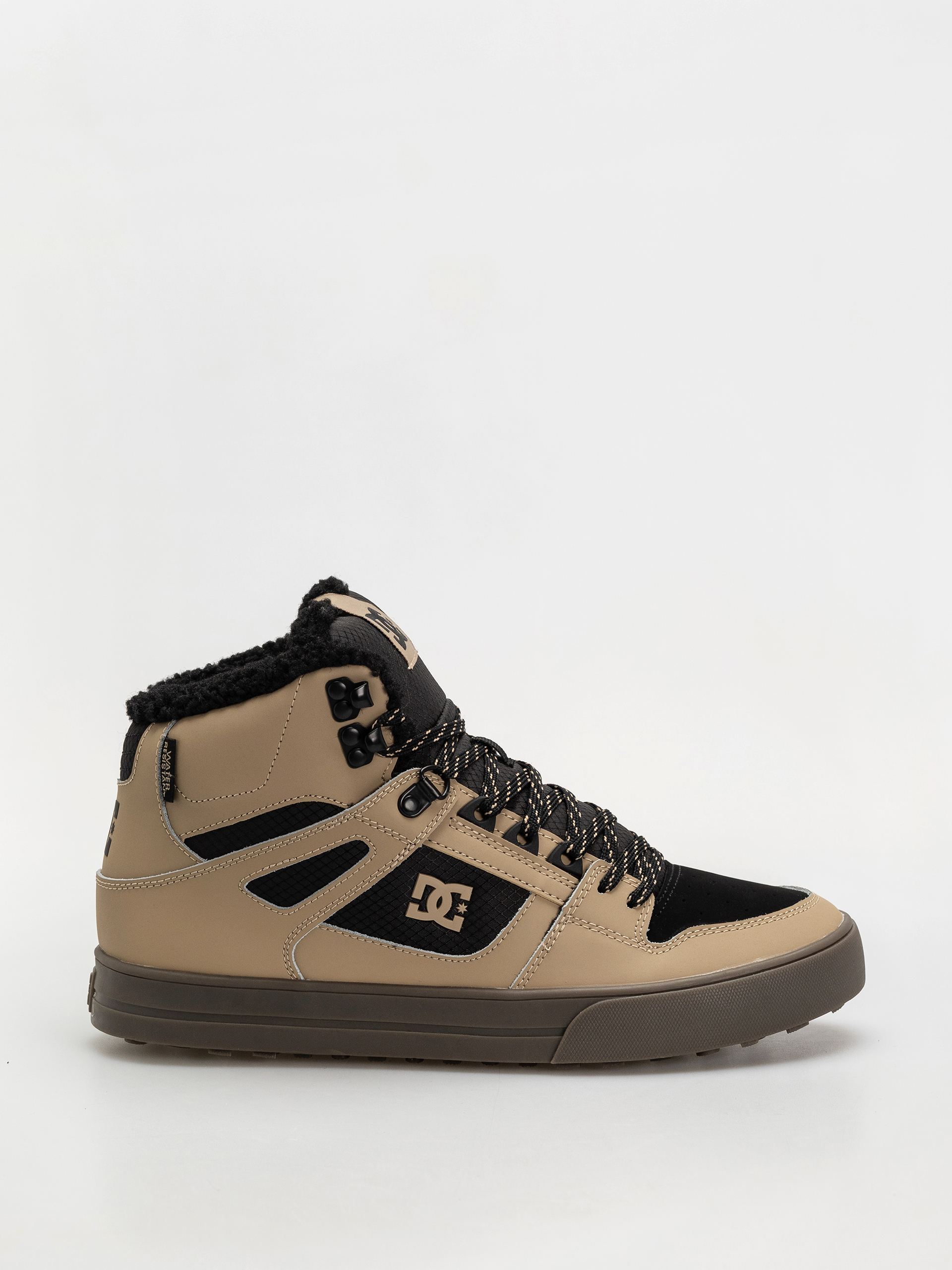 DC Pure High Top Wc Wnt Schuhe (tan/black)