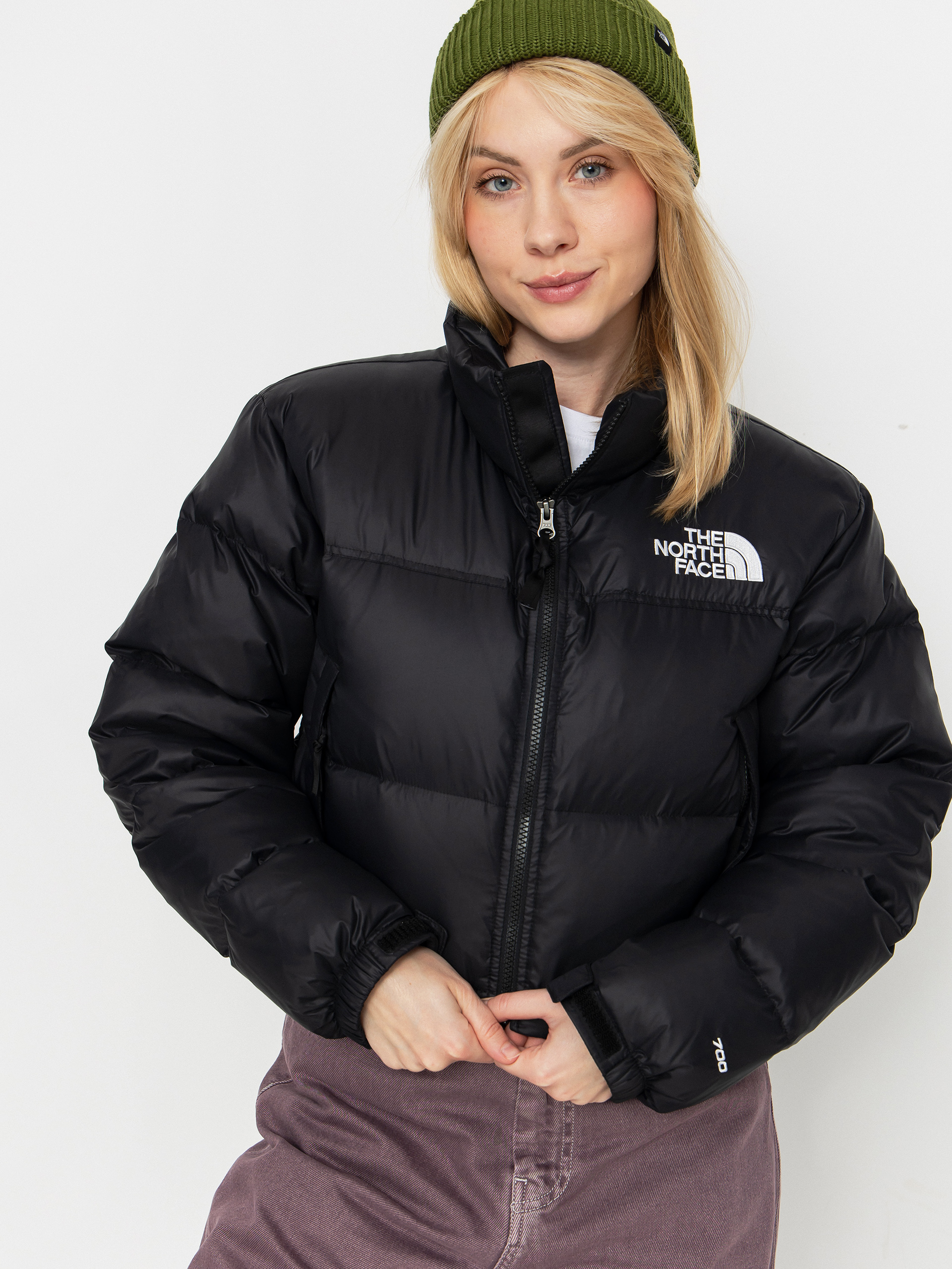 The North Face Jacket Nuptse Short Wmn - black (tnf black/tnf black/r)